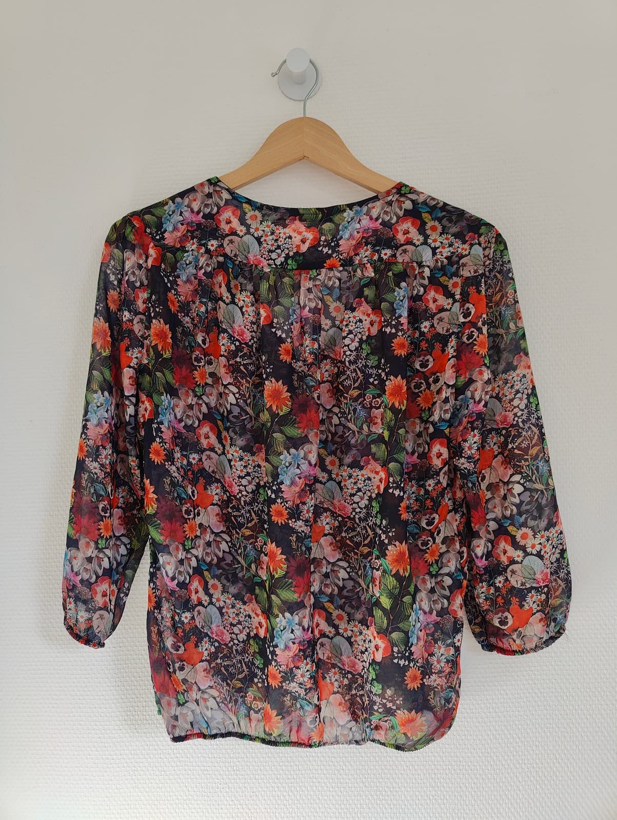 Blouse fluide à imprimé floral Zara – Taille S — photo 5