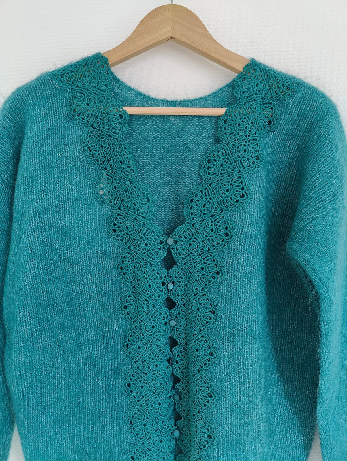 Gilet en maille ajourée Sézane – Taille XS — photo 2