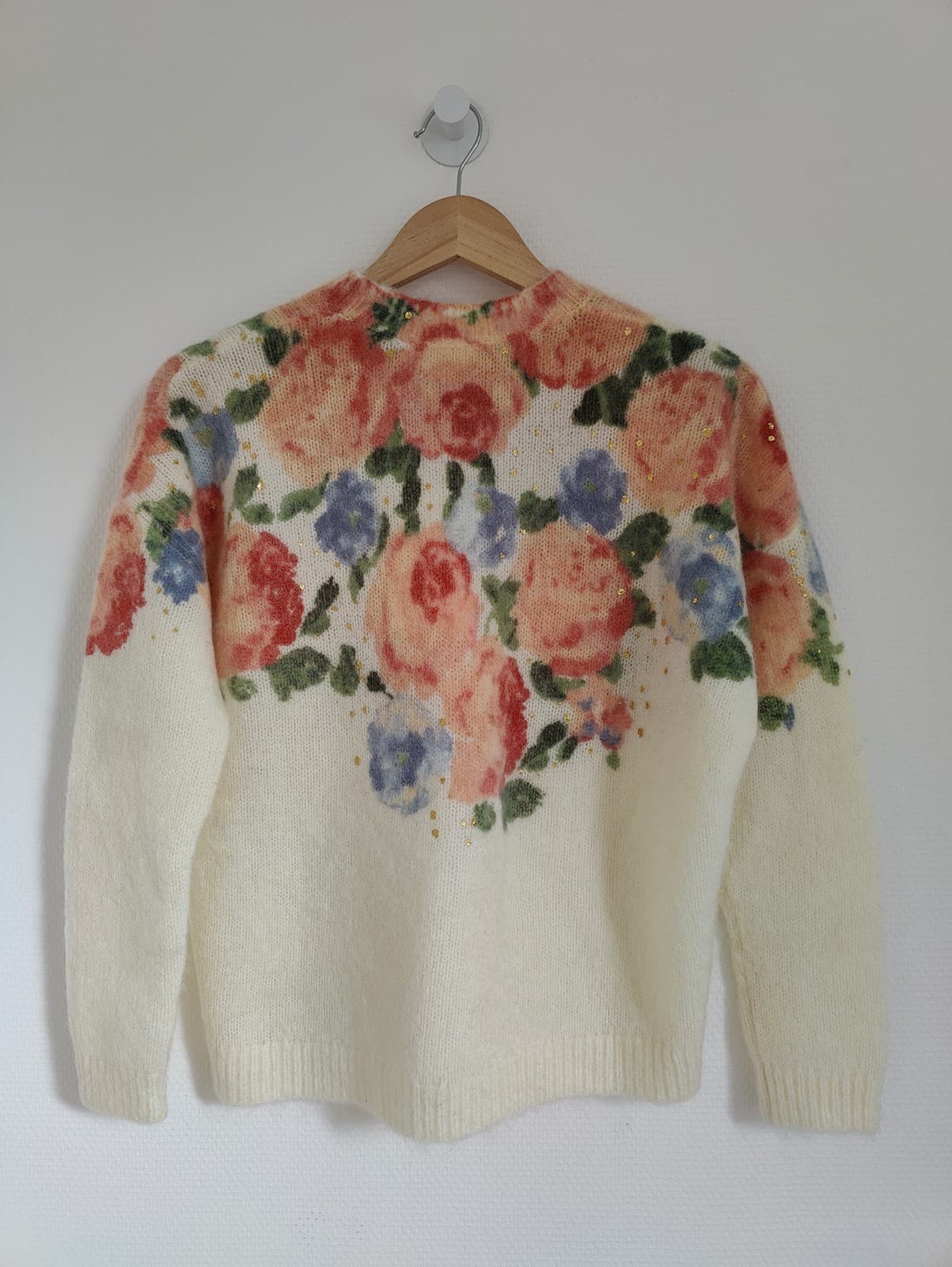 Pull Sézane écru à imprimé floral – Taille XS — photo 5