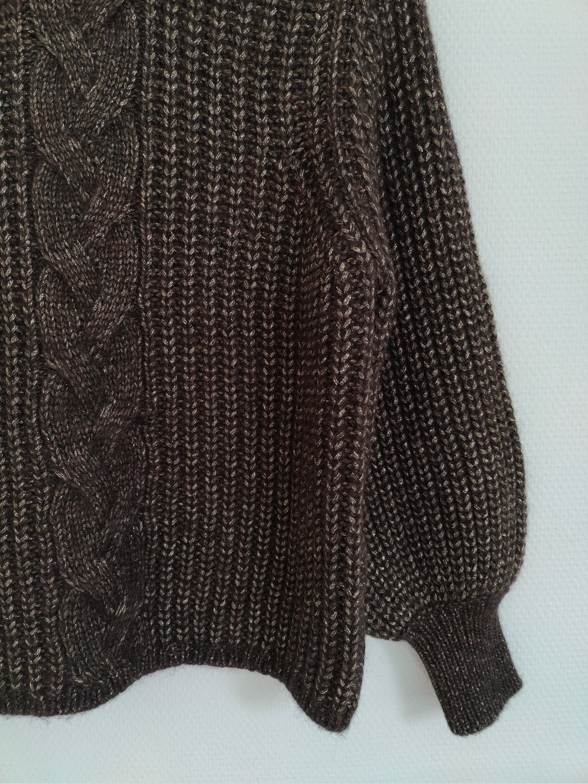 Pull Sézane torsadé en maille épaisse – Taille M — photo 3