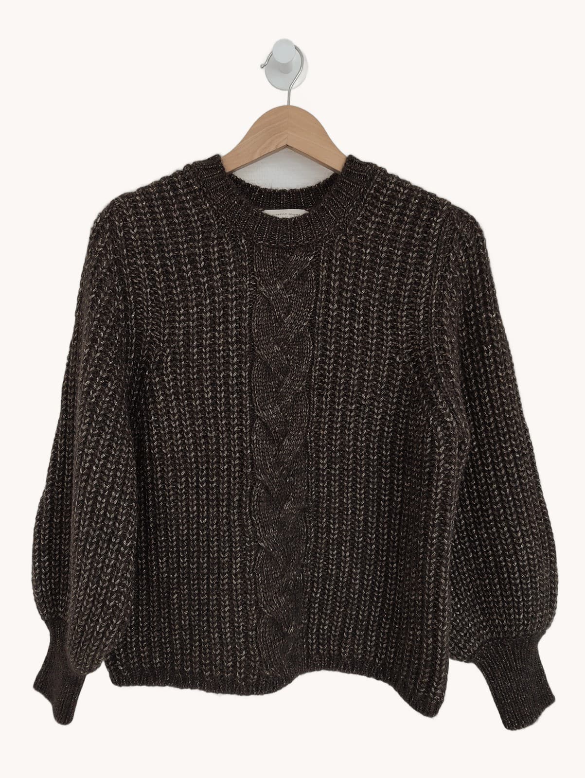Pull Sézane torsadé en maille épaisse – Taille M