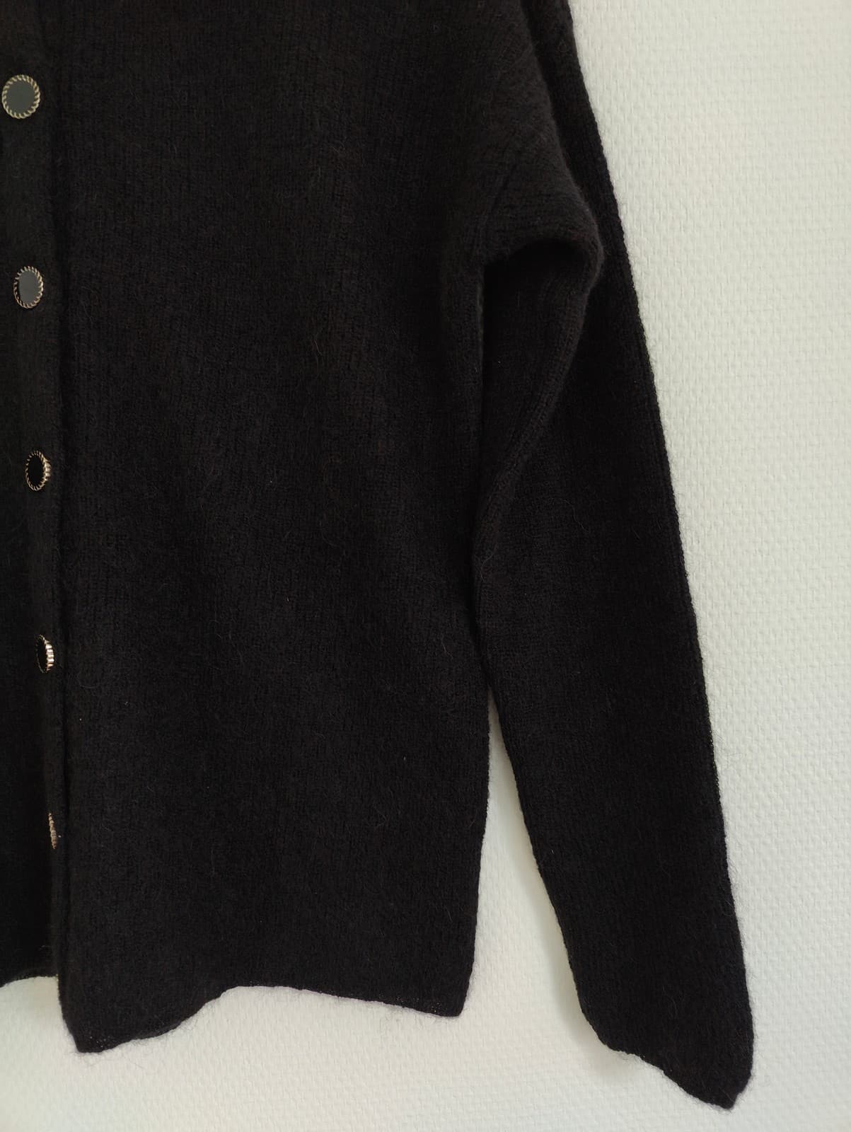 Gilet Sézane noir à col Claudine – Taille S — photo 3