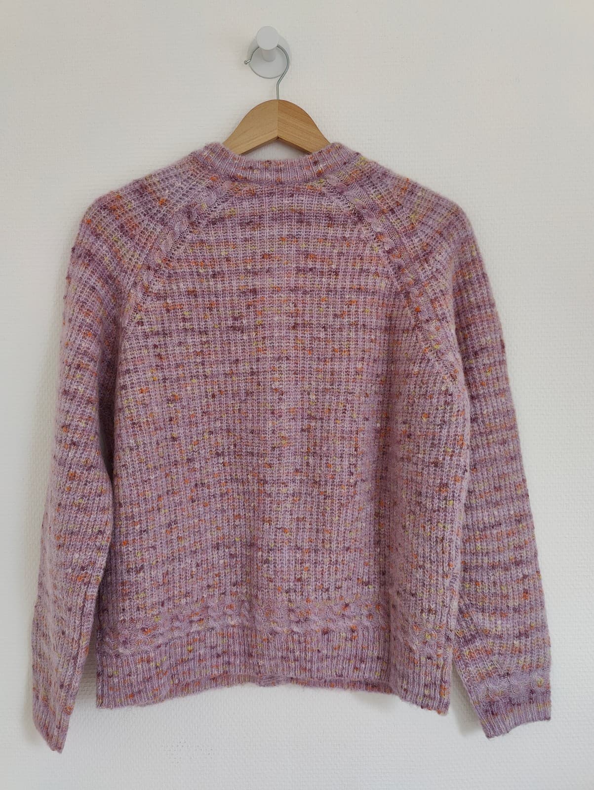 Gilet en maille lilas chinée Sézane – Taille S — photo 5