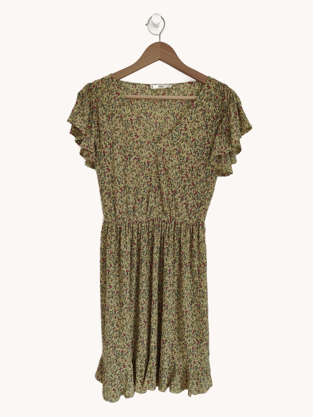 Robe Mango fleurie à manches volantées  – Taille M — photo 1