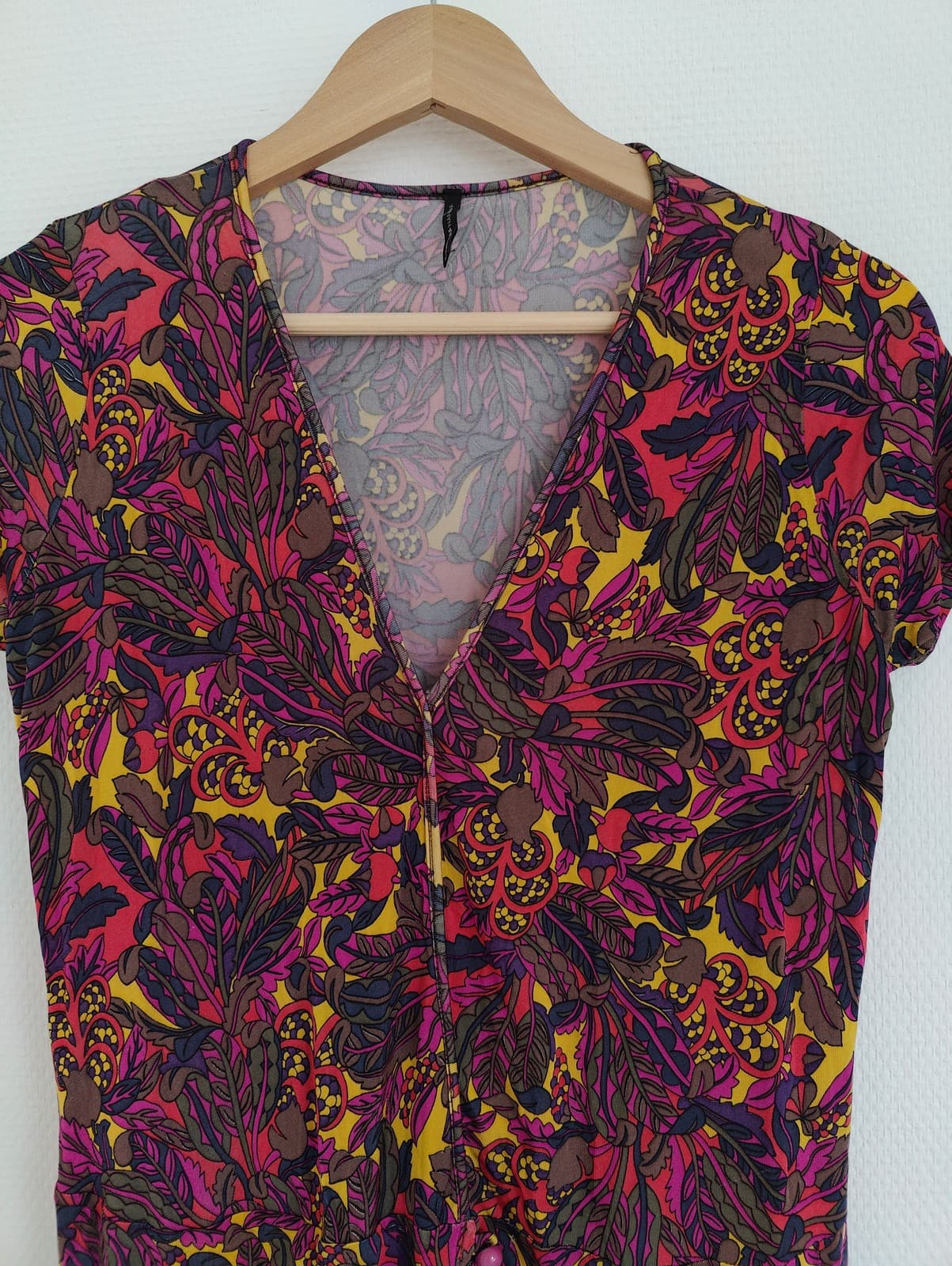 Robe Naf Naf imprimé tropical – Taille M — photo 2
