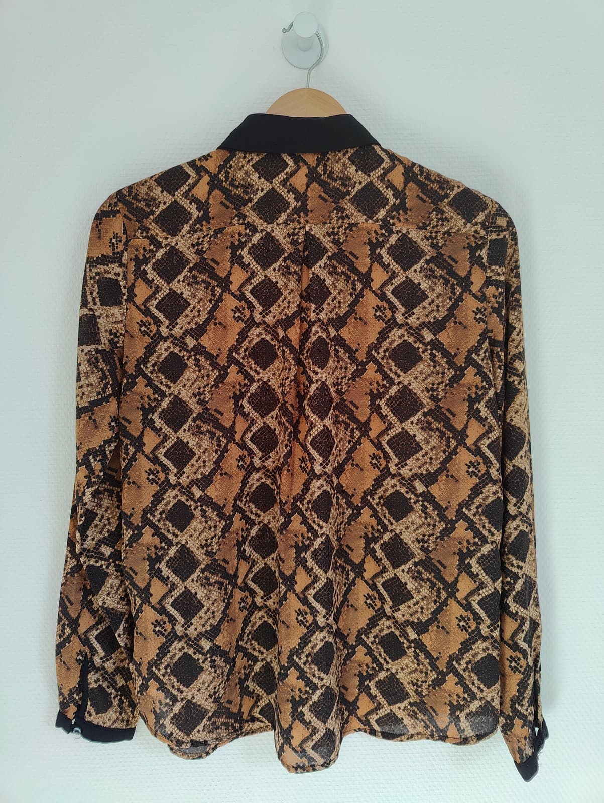 Chemise imprimée python Zara – Taille S — photo 6