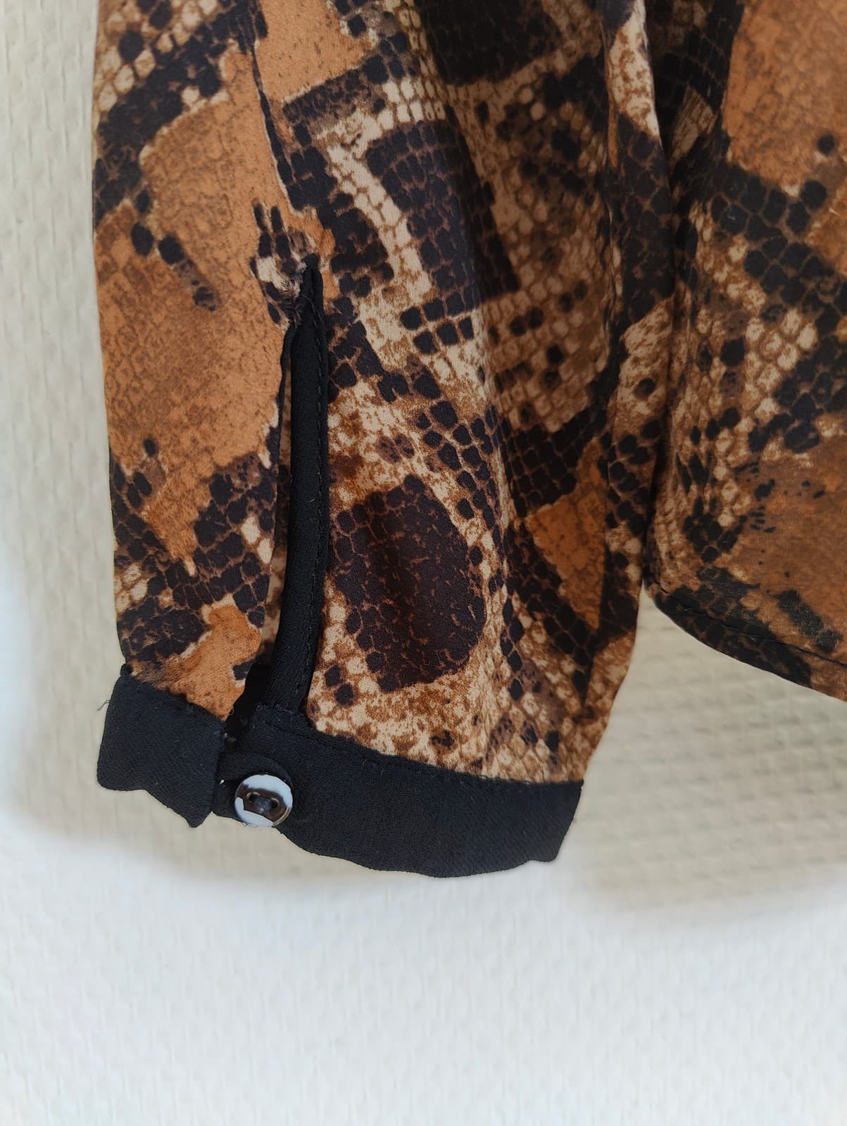 Chemise imprimée python Zara – Taille S — photo 5
