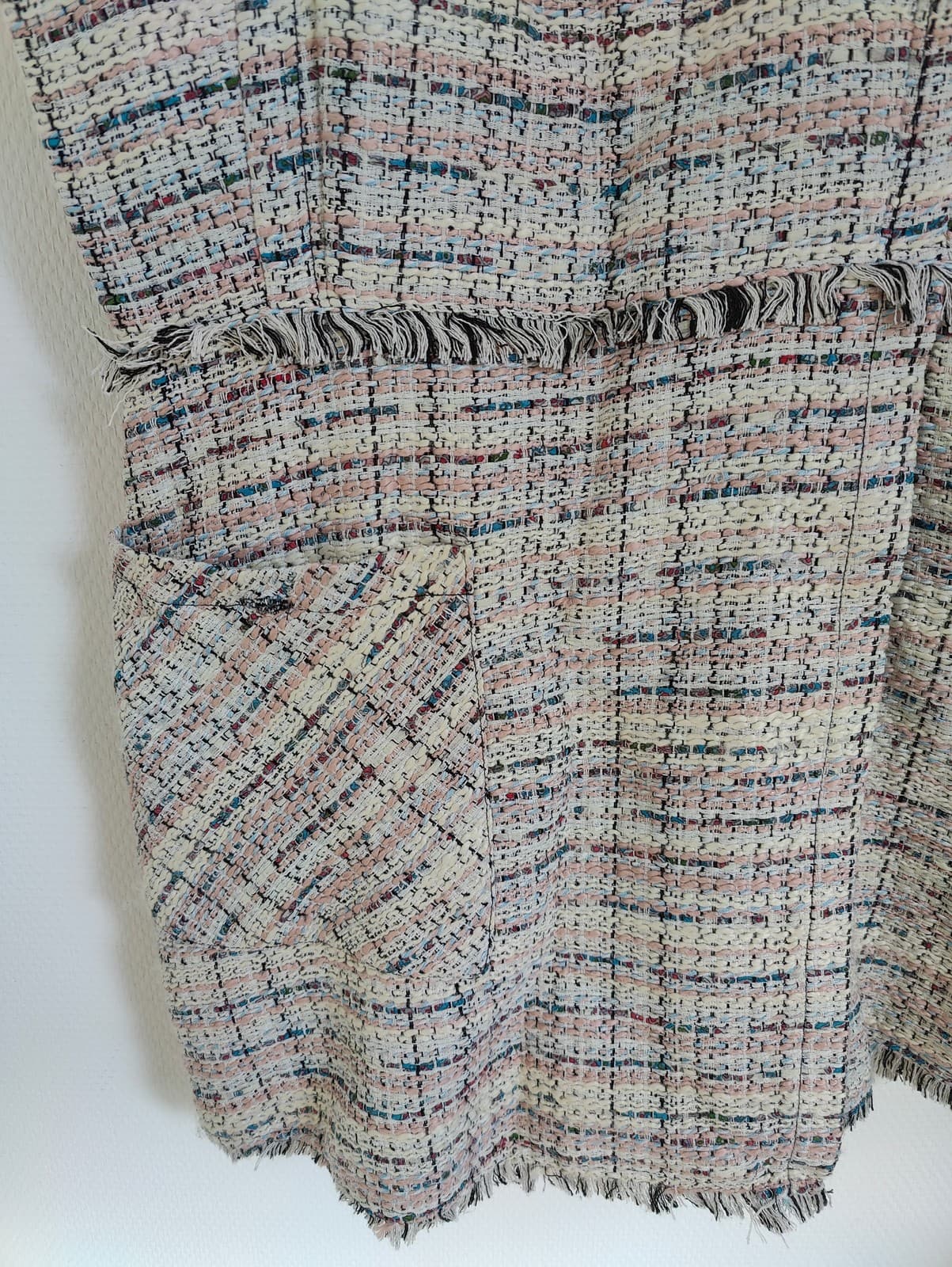 Combishort Zara en tweed multicolore – Taille L — photo 3
