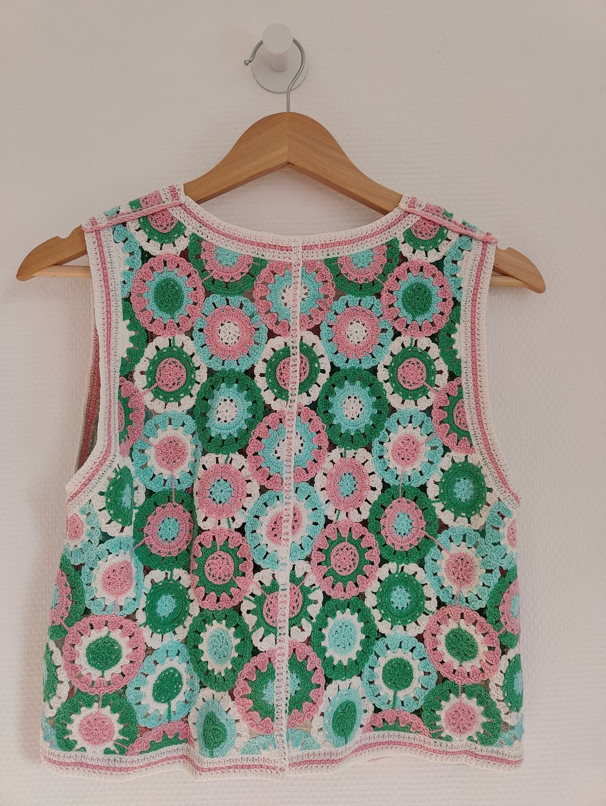 Gilet sans manches en crochet Carlota & Co – Taille Unique — photo 5