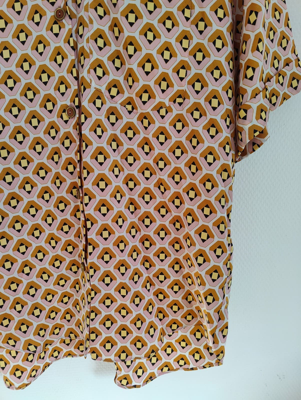 Chemisier imprimé géométrique Zara – Taille XS — photo 3