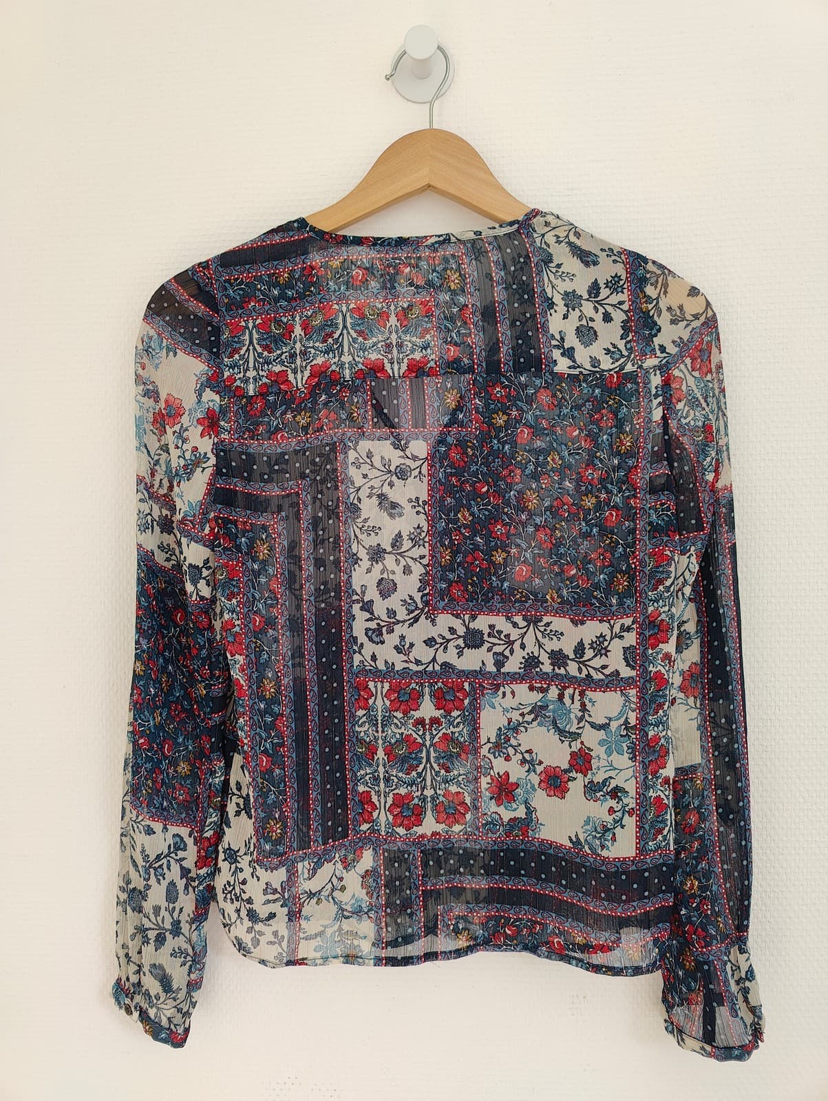 Blouse imprimé patchwork Mango – Taille XS — photo 5