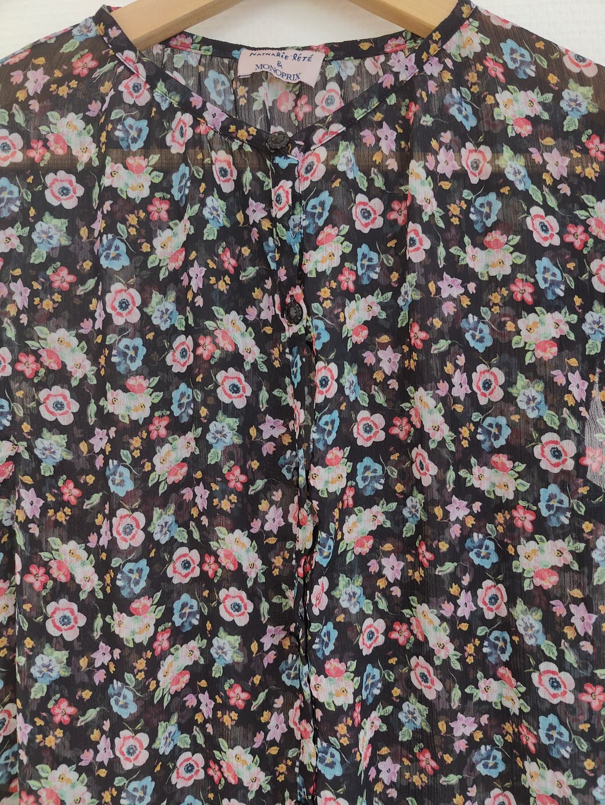 Blouse fleurie Nathalie Lété x Monoprix – Taille S — photo 2