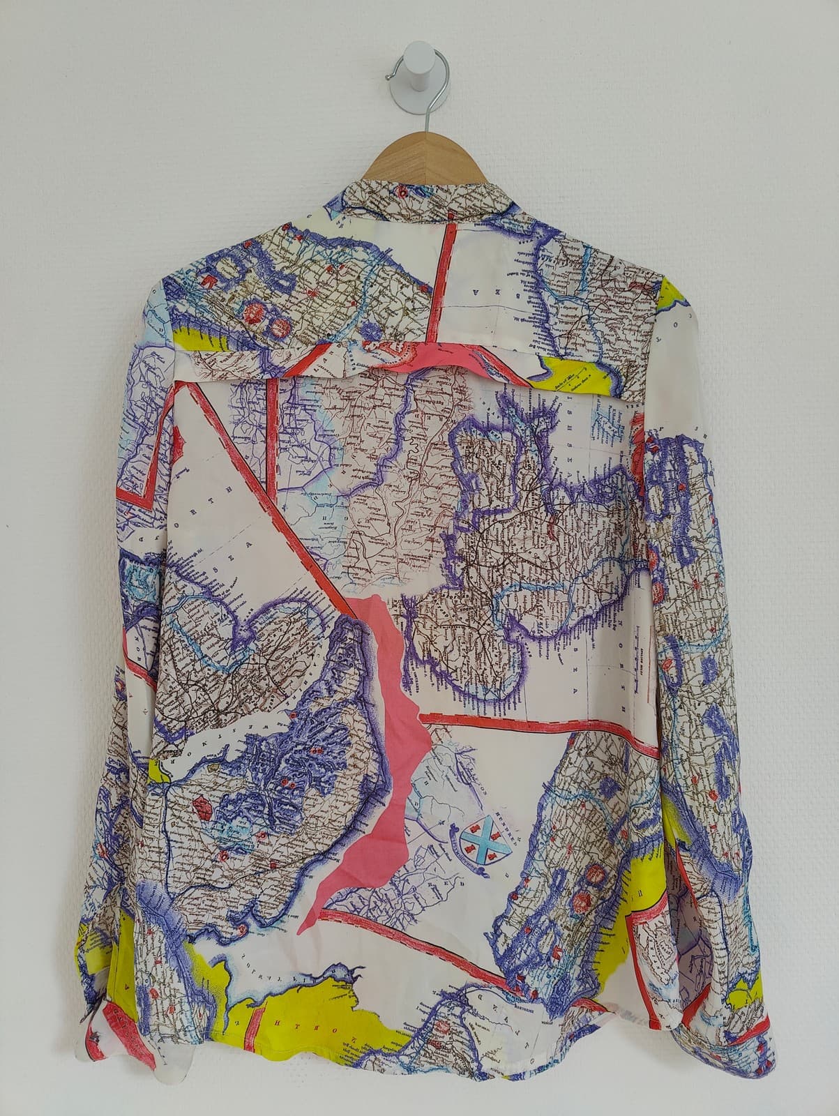 Chemise imprimé carte du monde Elogy – Taille M — photo 5