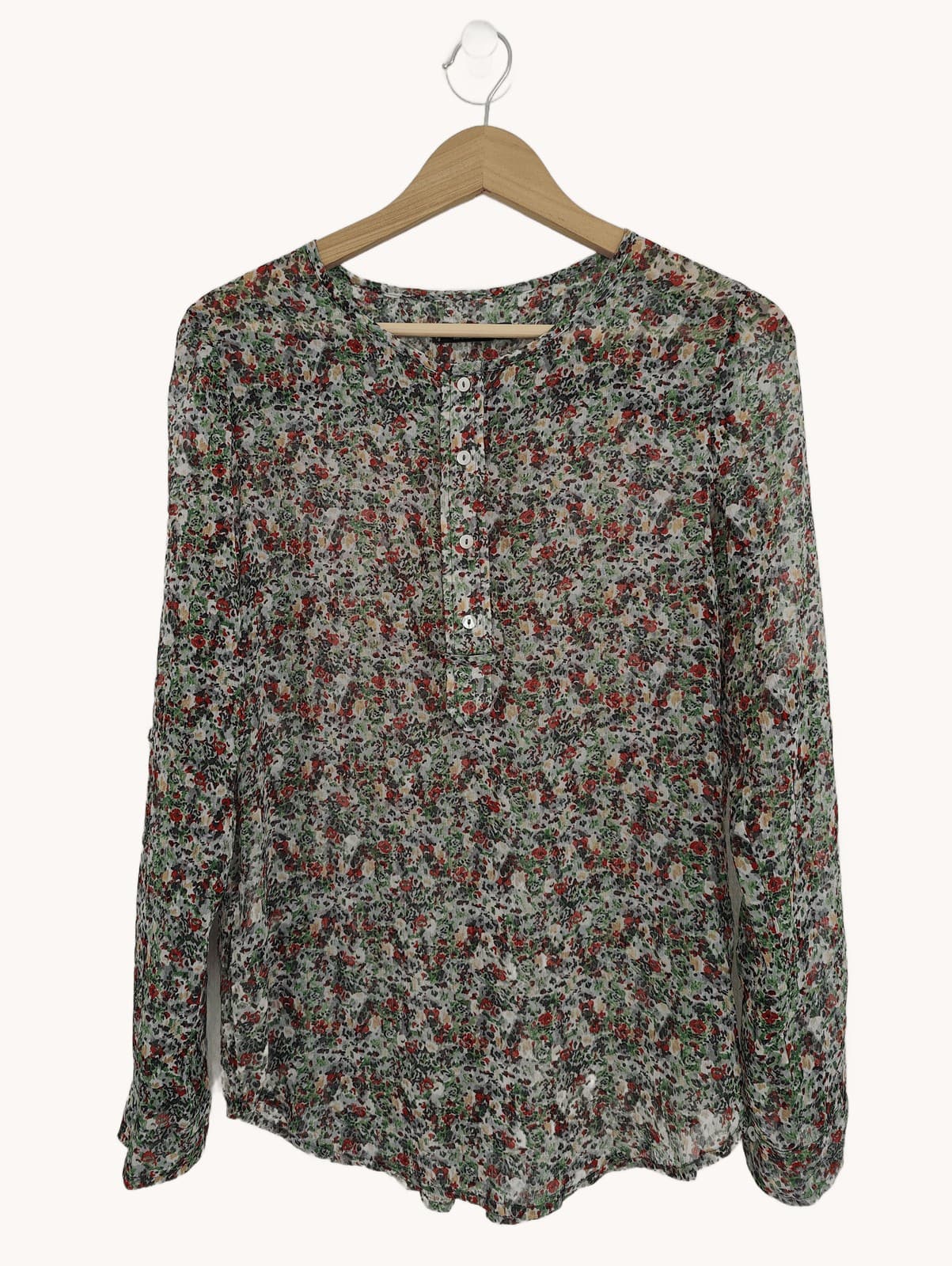 Blouse fluide à imprimé floral Mango – Taille S — photo 1