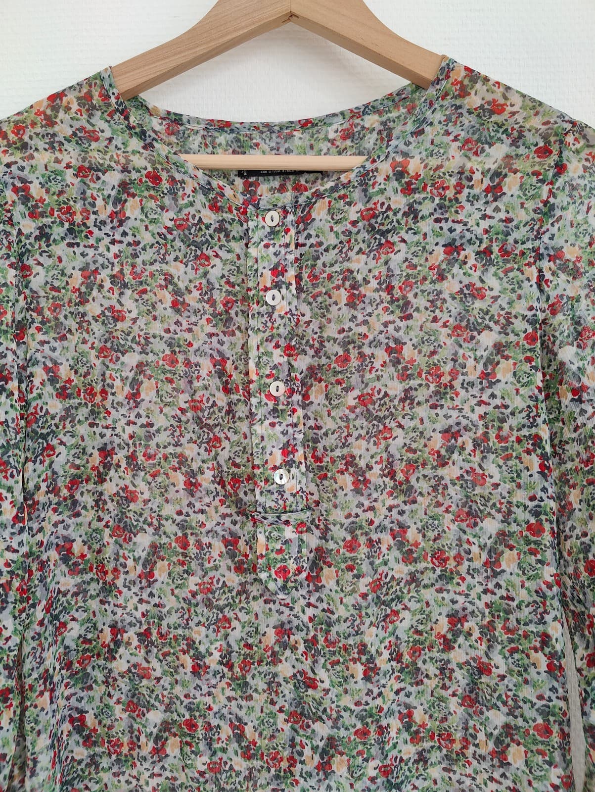 Blouse fluide à imprimé floral Mango – Taille S — photo 2