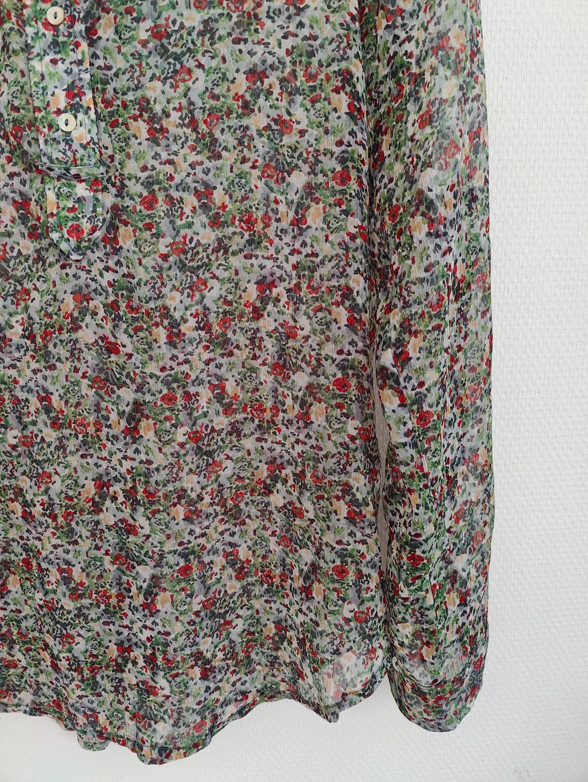 Blouse fluide à imprimé floral Mango – Taille S — photo 3