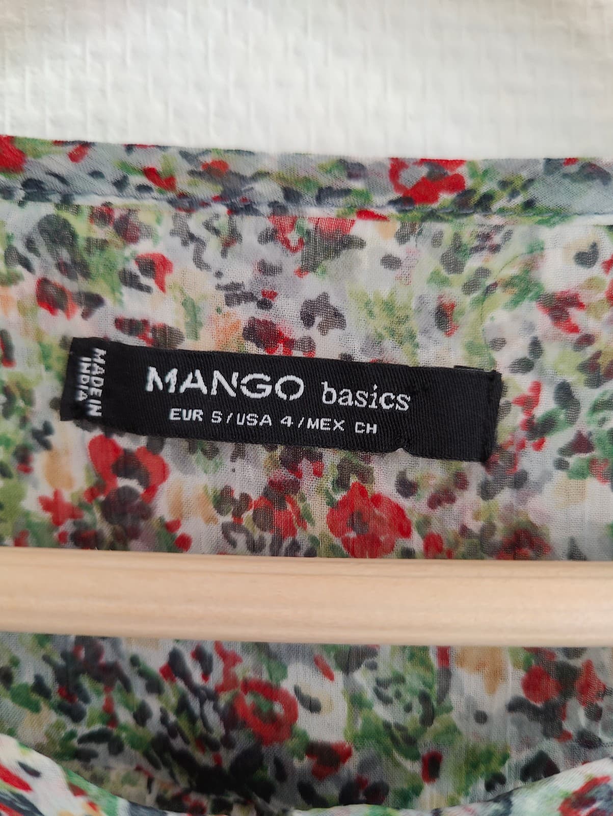 Blouse fluide à imprimé floral Mango – Taille S — photo 4