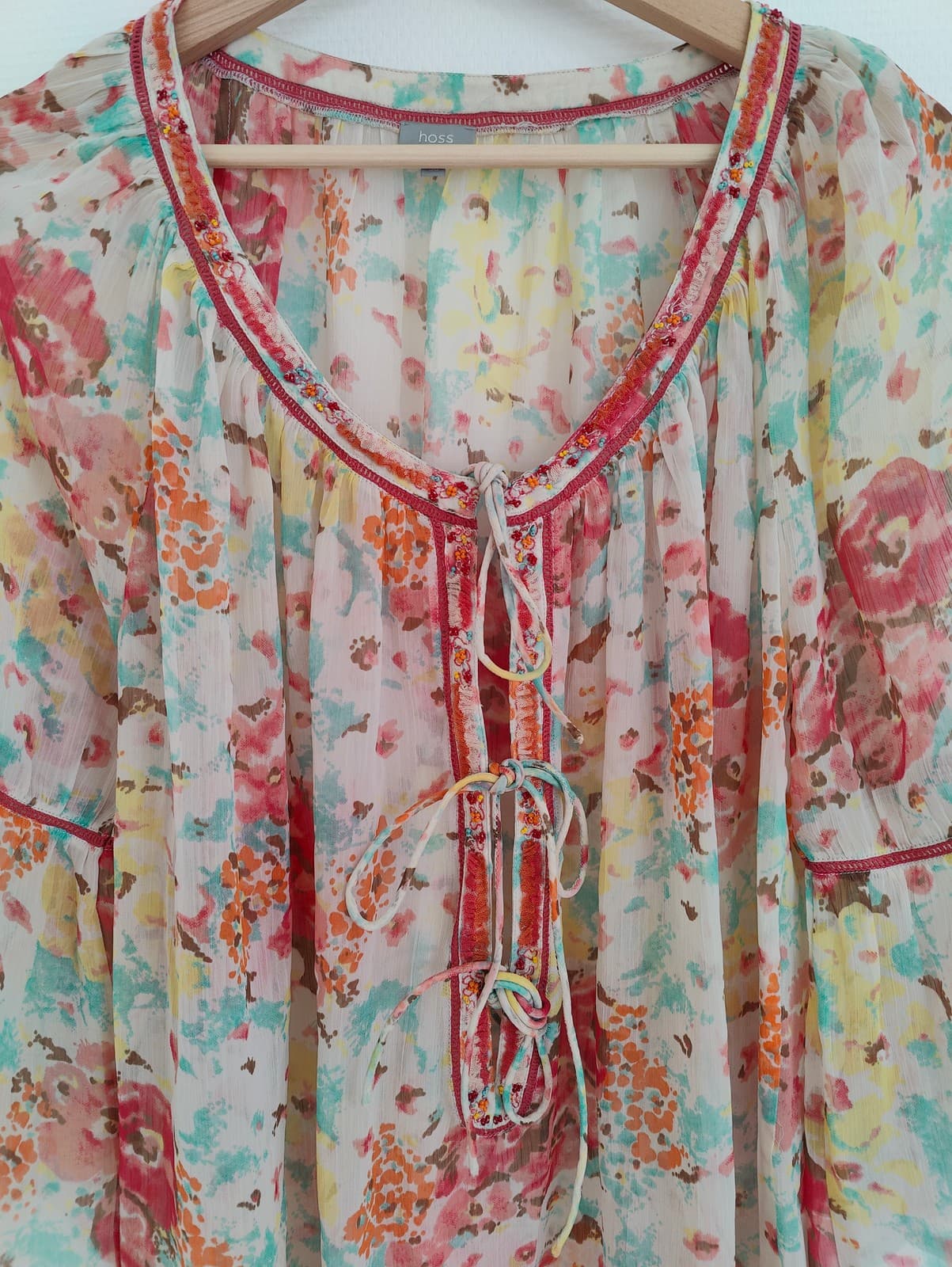 Top bohème fleurie aquarelle Hoss Intropia – Taille 38 — photo 2