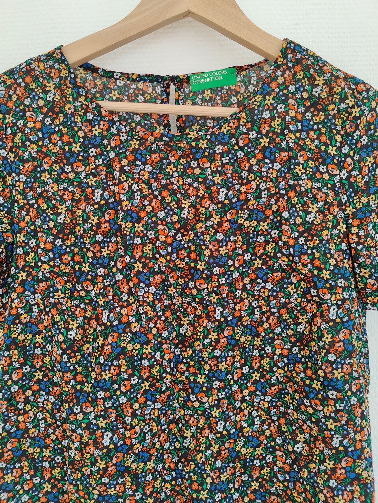 Blouse femme Benetton imprimé floral – Taille XS — photo 2