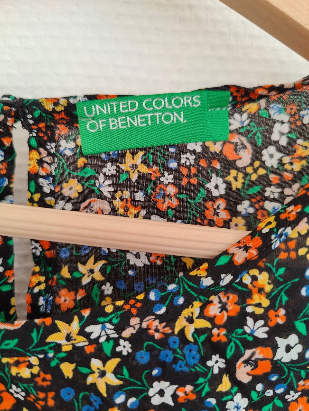Blouse femme Benetton imprimé floral – Taille XS — photo 4