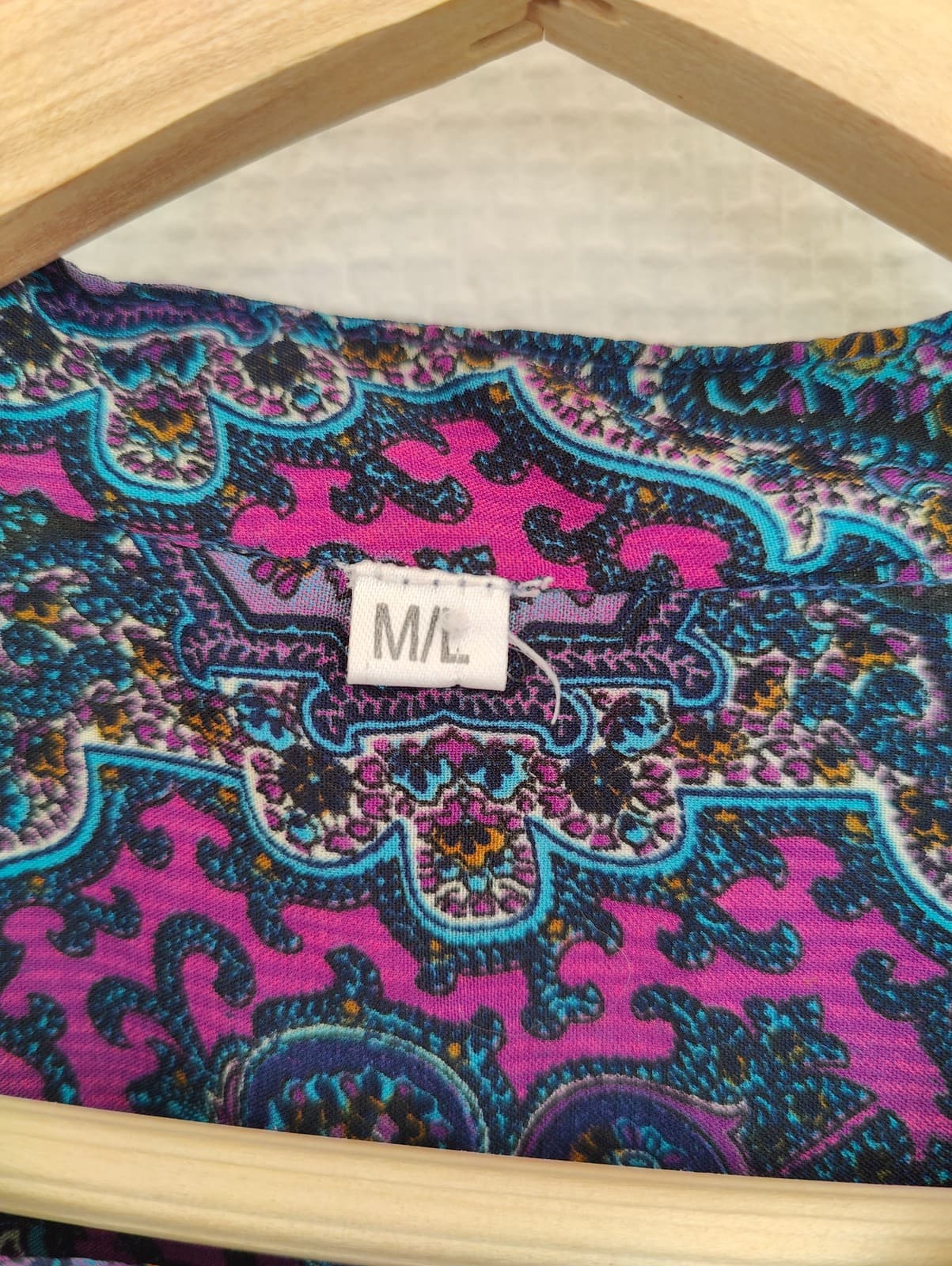 Robe courte sans manches à imprimé paisley – Taille M/L — photo 4