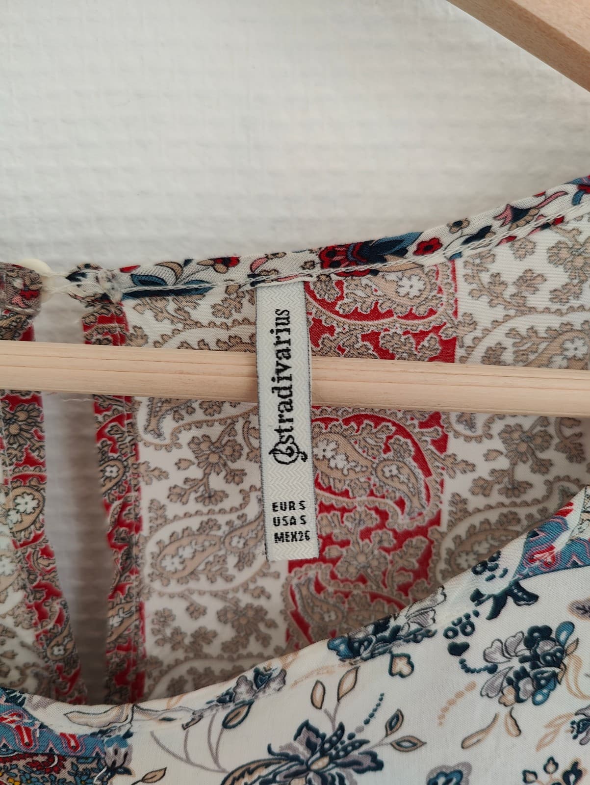 Blouse à motif patchwork Stradivarius – Taille S — photo 4
