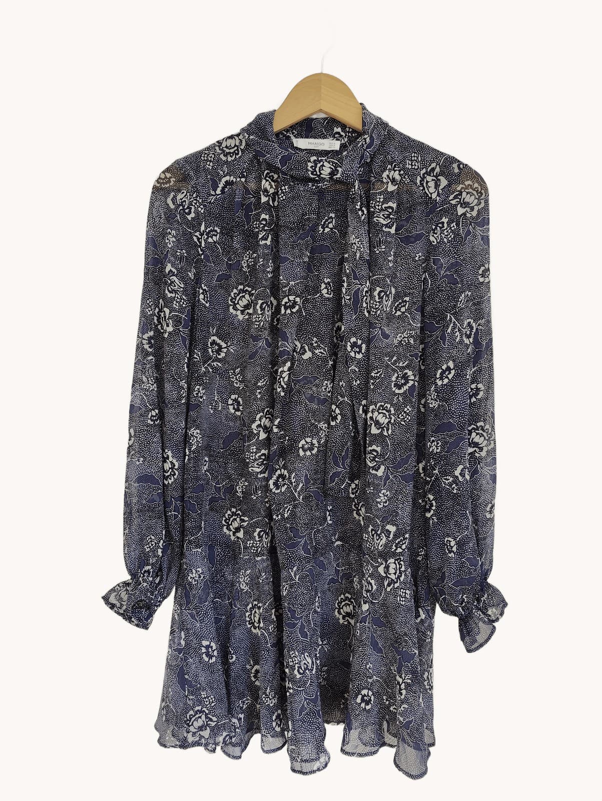 Robe fluide imprimée fleurie Mango – Taille S — photo 1