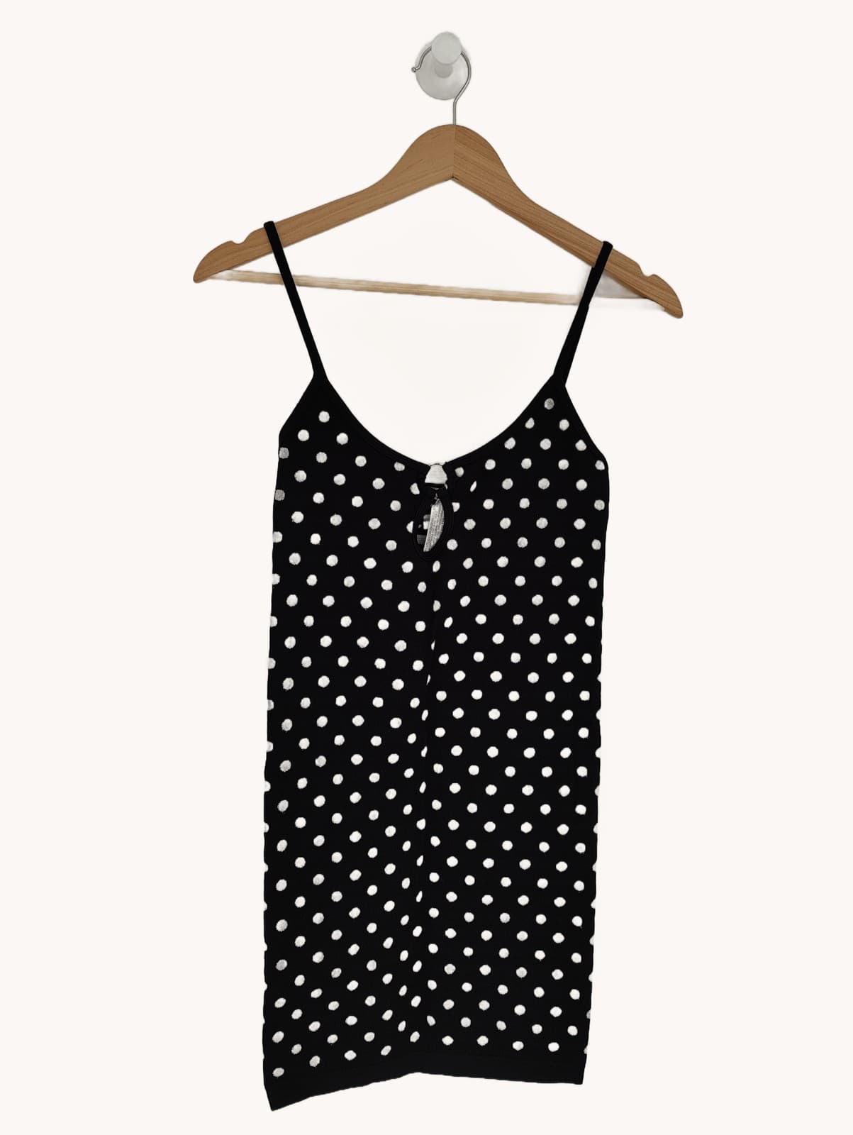 Robe à pois noir et blanc Zara – Taille M/L — photo 1