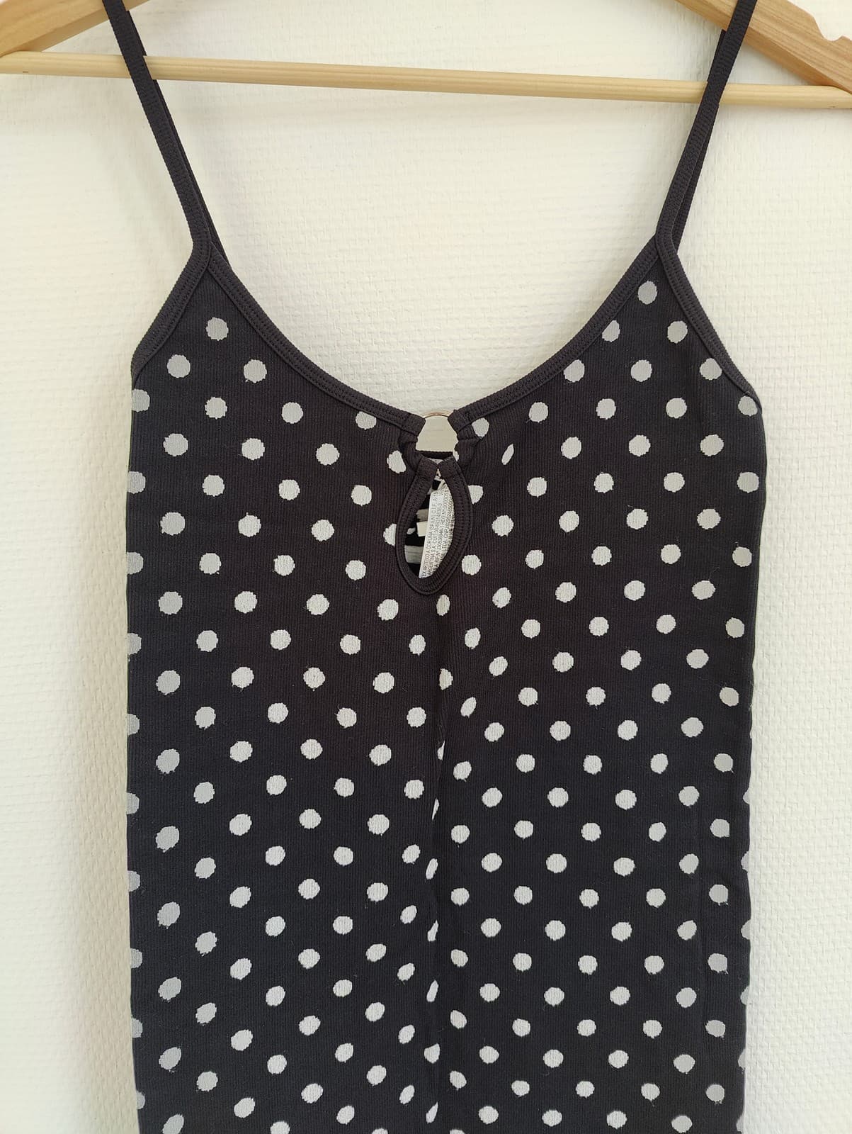 Robe à pois noir et blanc Zara – Taille M/L — photo 2