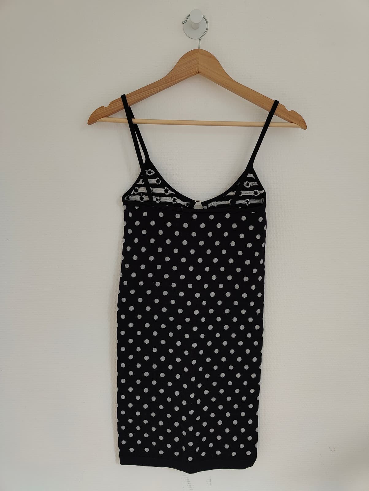 Robe à pois noir et blanc Zara – Taille M/L — photo 4