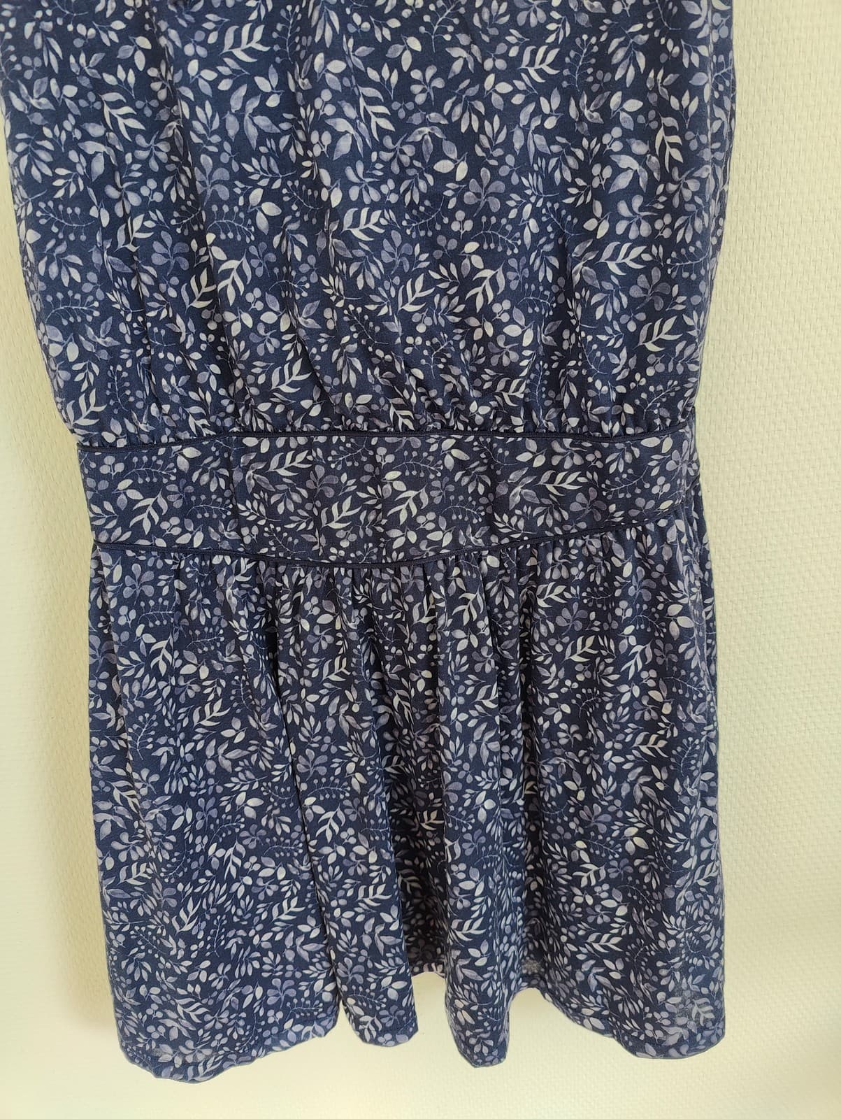 Robe sans manches à fleurs bleu marine Mango – Taille S — photo 2