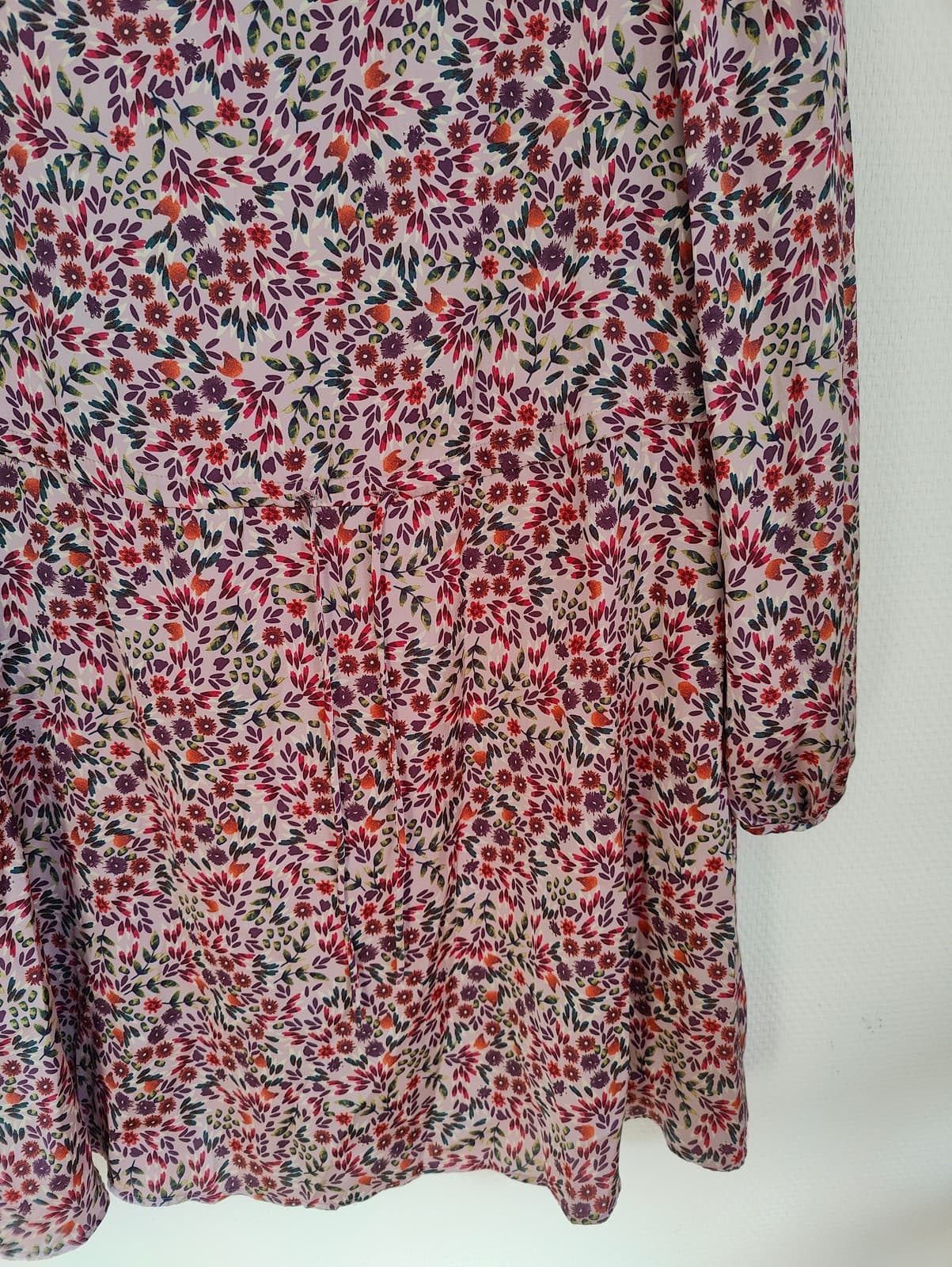 Robe imprimé fleuri rose Mango – Taille XS  — photo 3