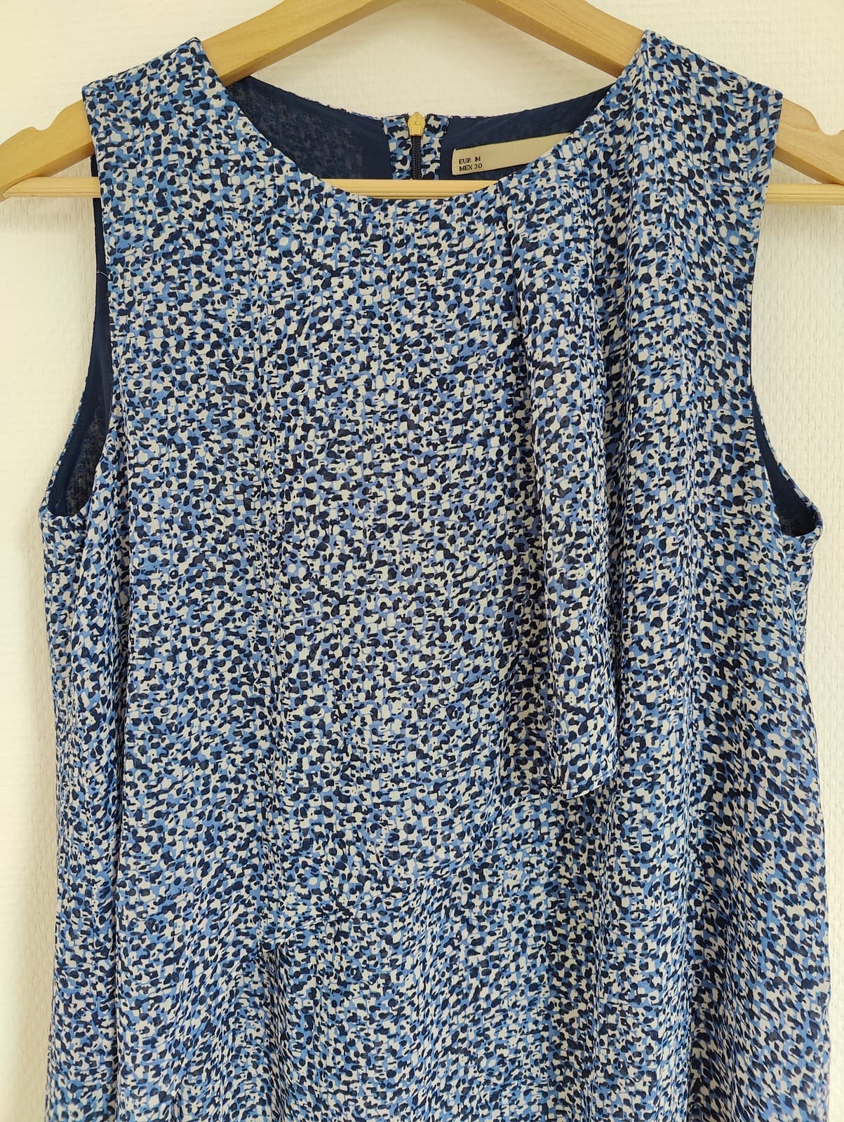 Robe à imprimé moucheté bleu Sfera – Taille M — photo 2