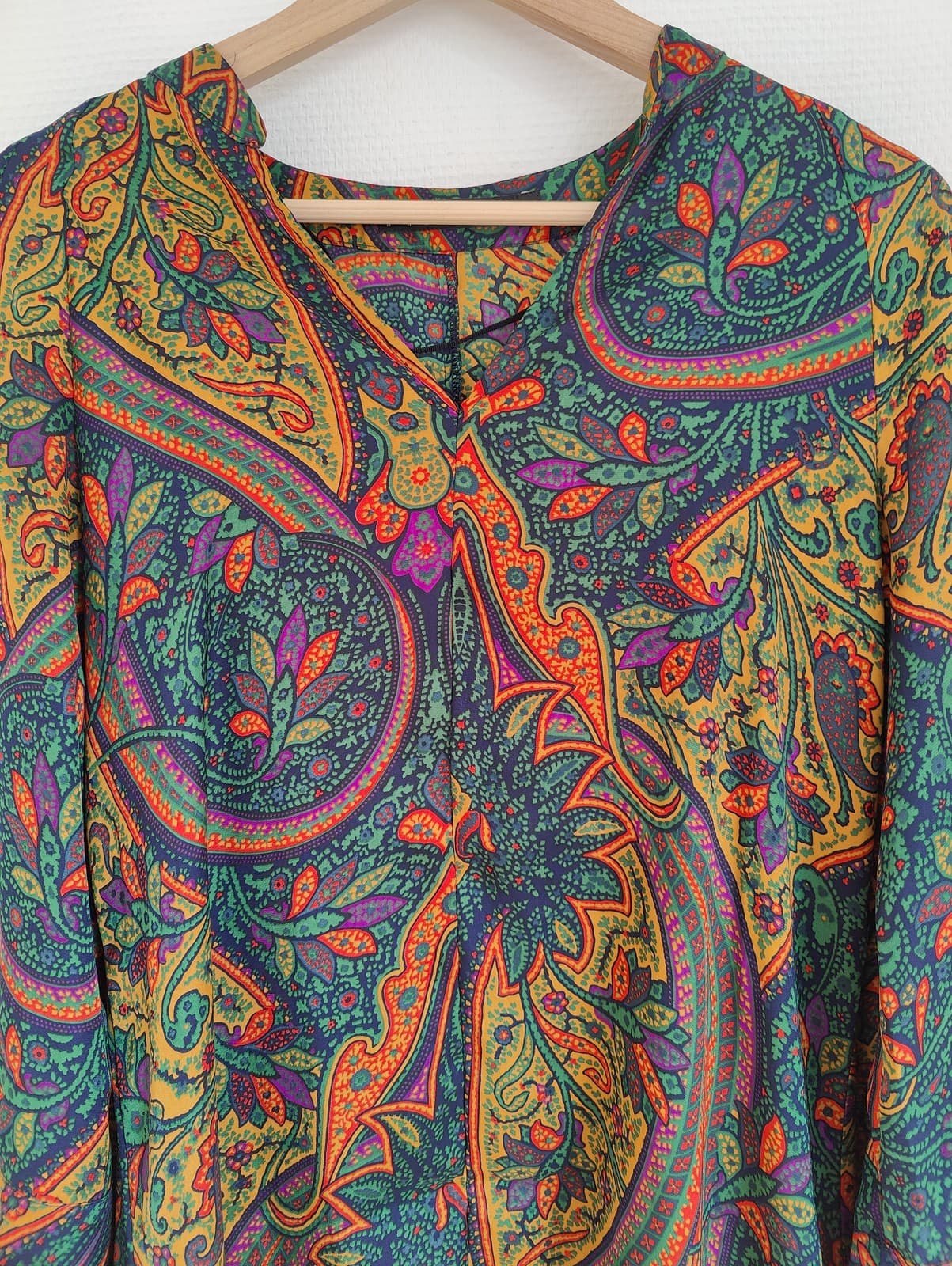 Tunique fluide à motif cachemire multicolore Zara – Taille M — photo 2