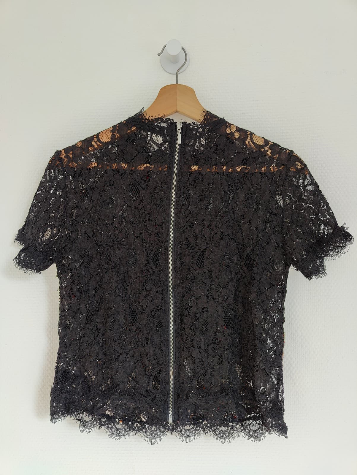 Top Zara en dentelle brodée – Taille M — photo 3