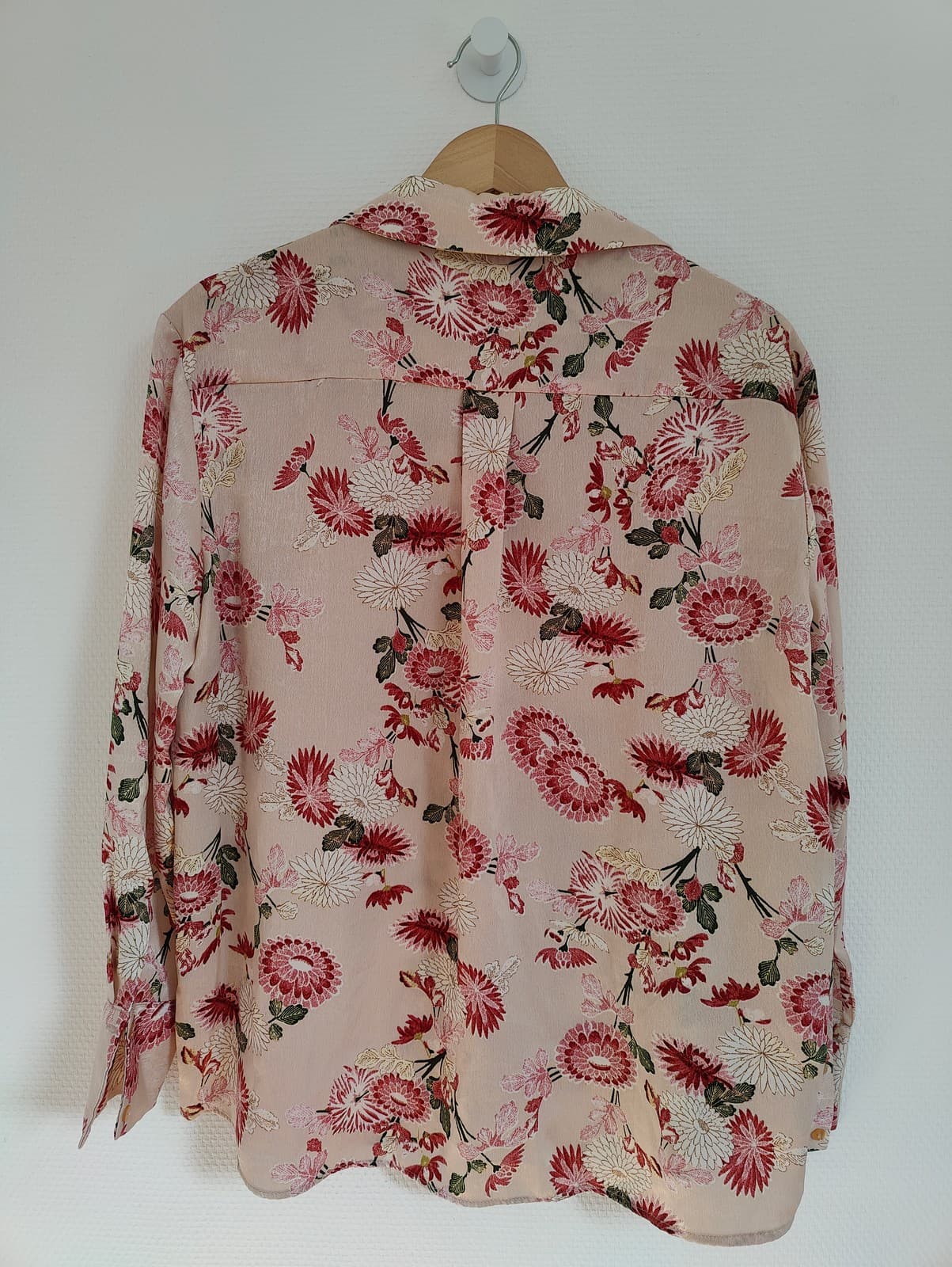 Chemise fleurie rose poudré Mango – Taille M — photo 4