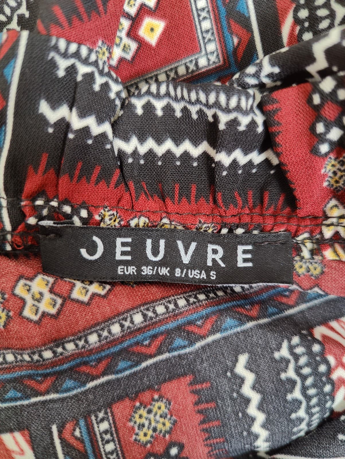 Blouse Jeuvre imprimée mix & match – Taille S — photo 5