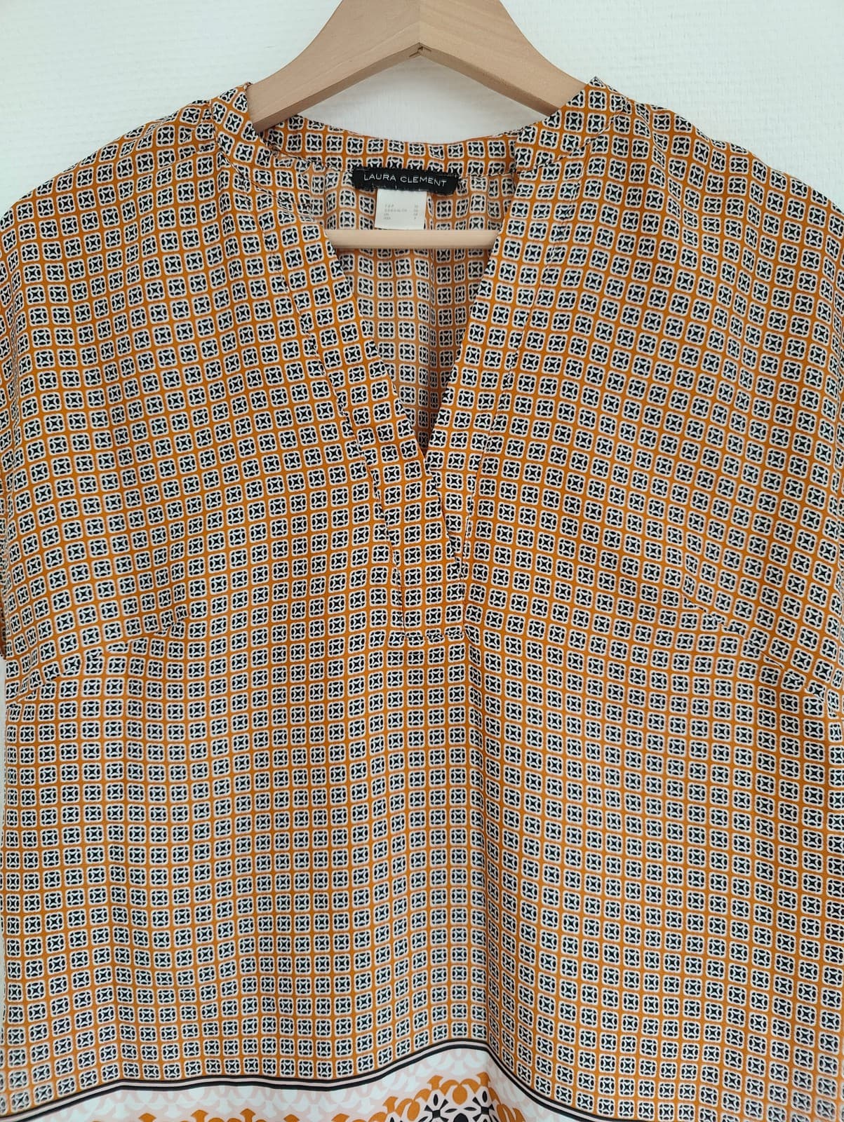 Blouse Laura Clément à imprimé graphique – Taille 38 — photo 2