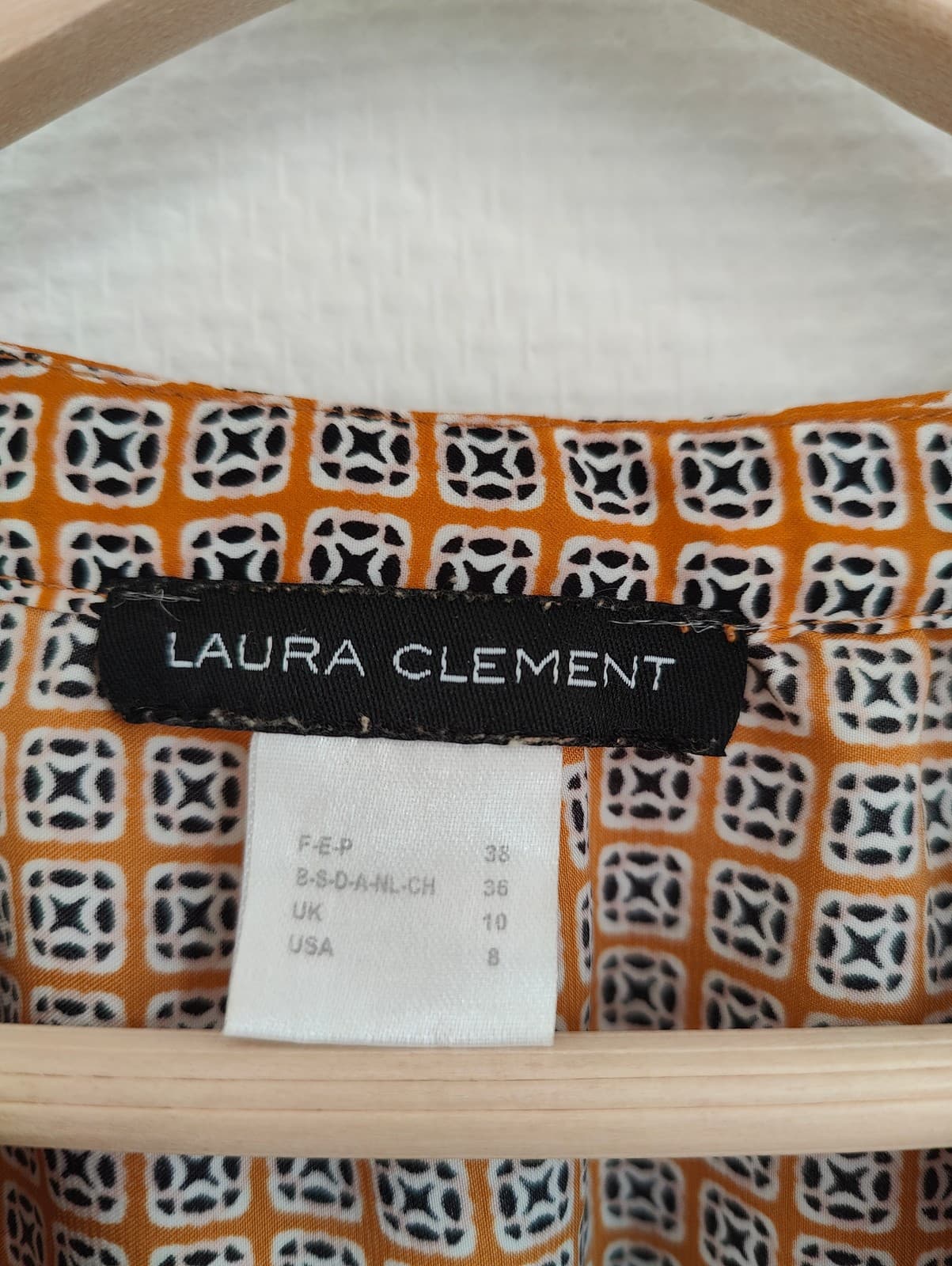 Blouse Laura Clément à imprimé graphique – Taille 38 — photo 5