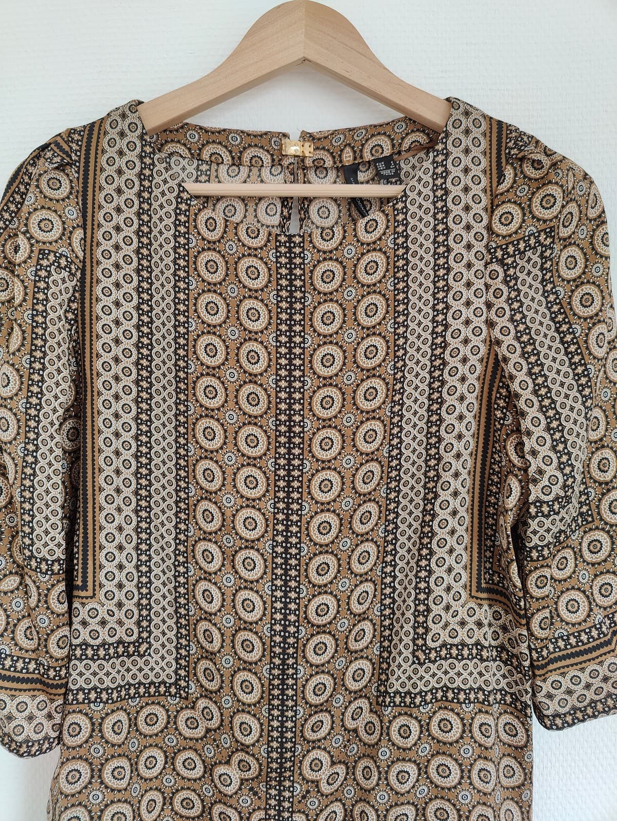 Blouse Mango à imprimé graphique – Taille S — photo 2