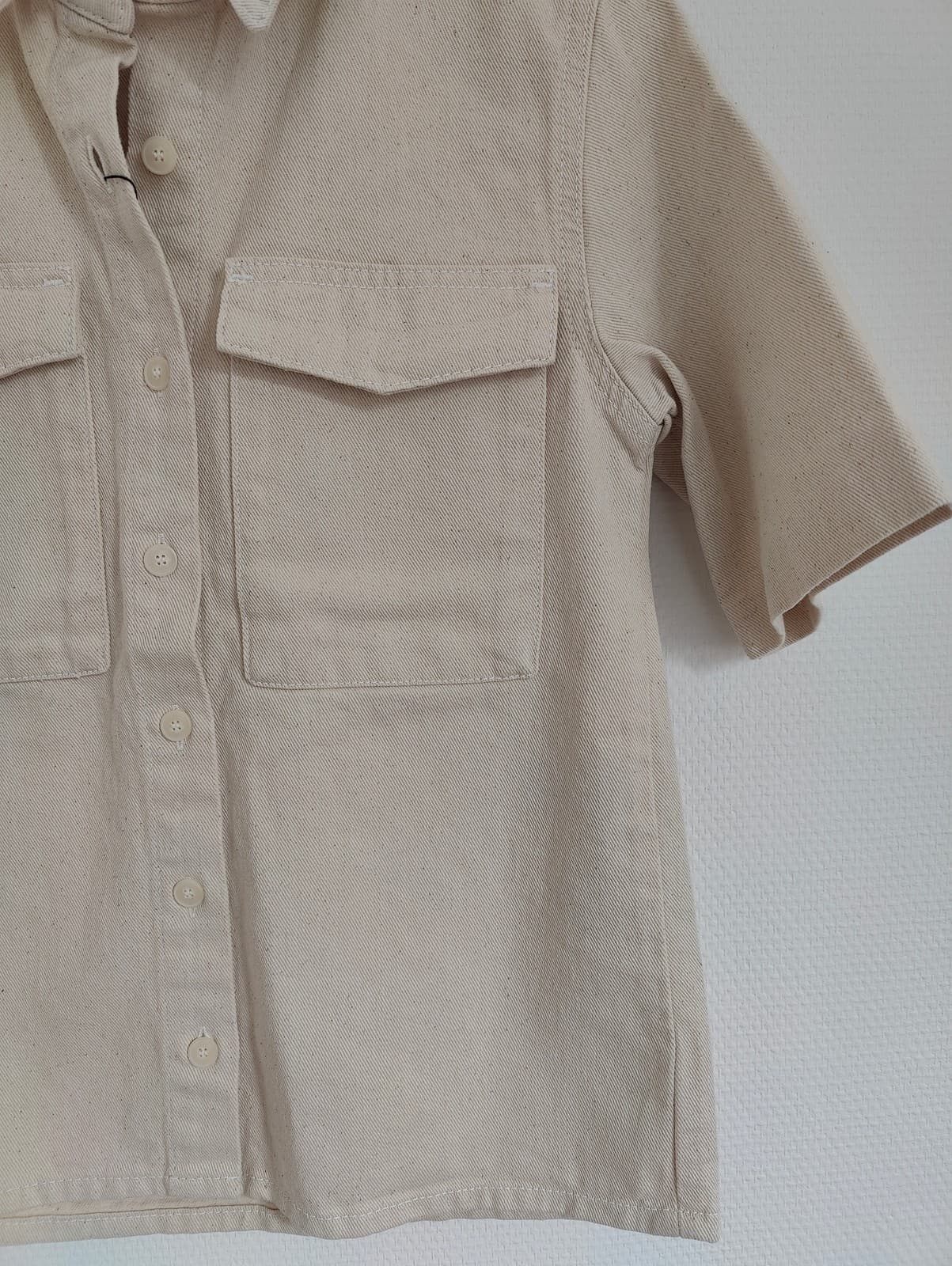 Surchemise beige à poches Zara – Taille S — photo 3