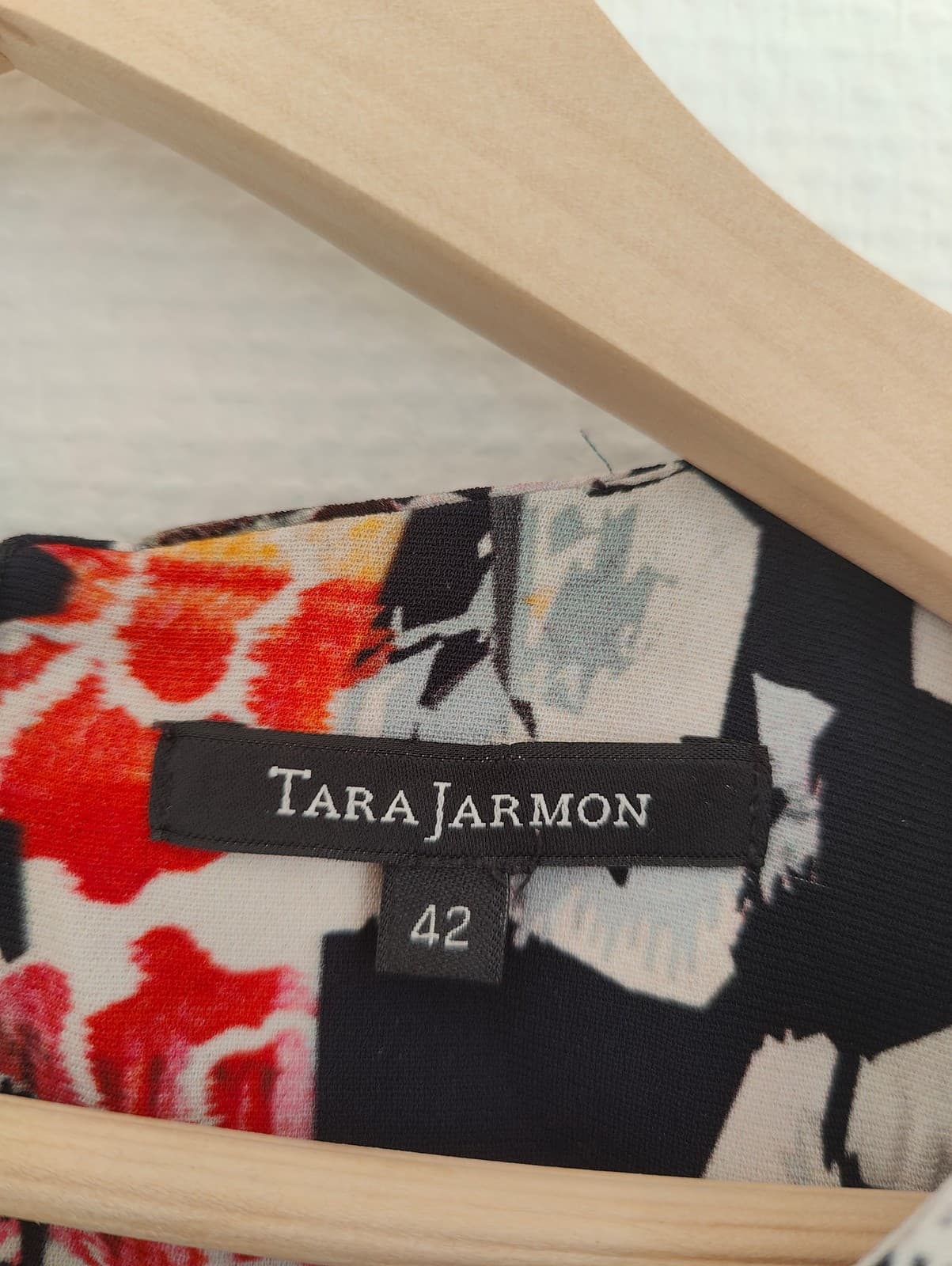 Robe à imprimé floral abstrait Tara Jarmon – Taille 42 — photo 4