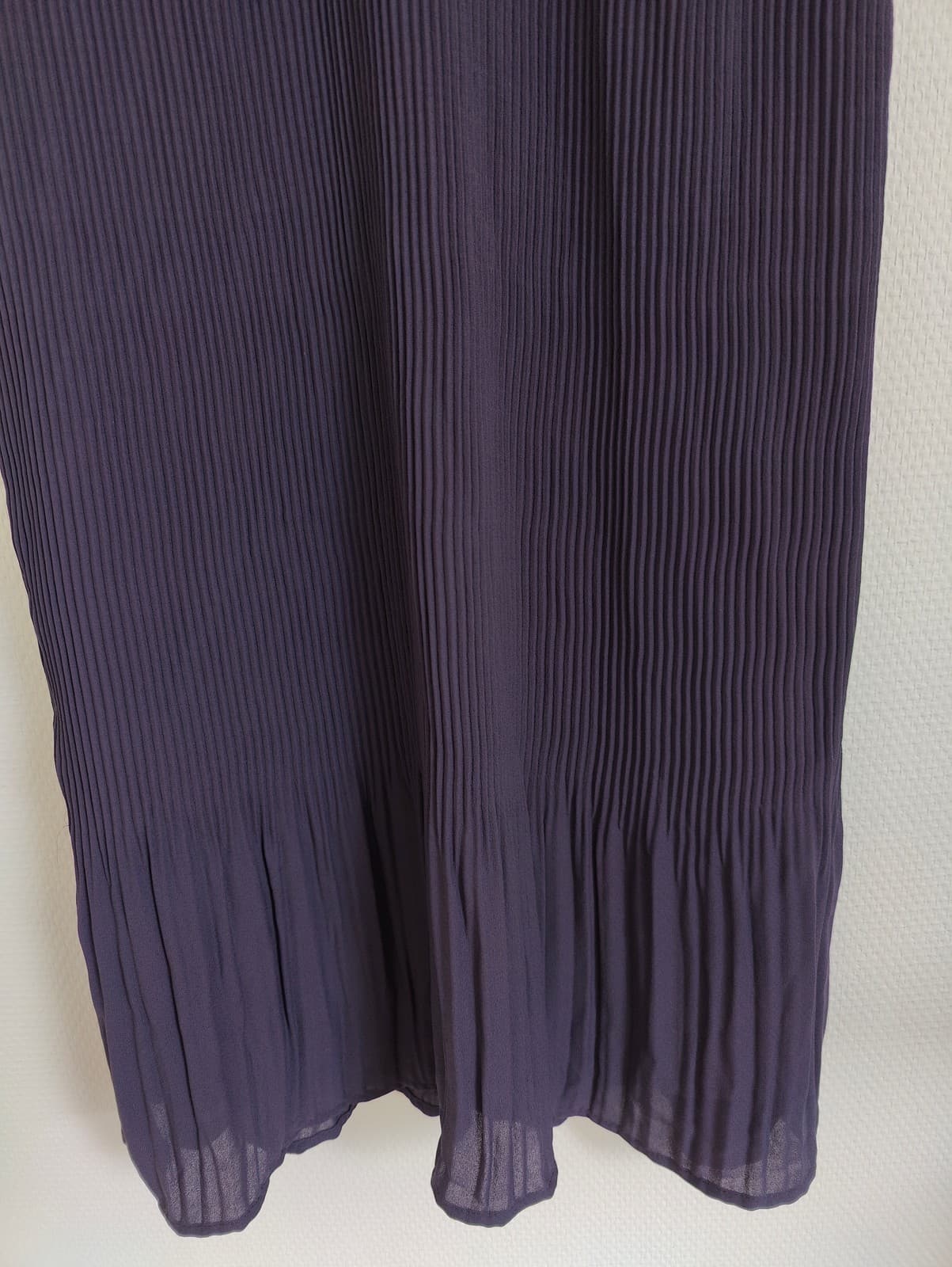 Robe sans manches plissée col classique Monoprix – Taille S — photo 3