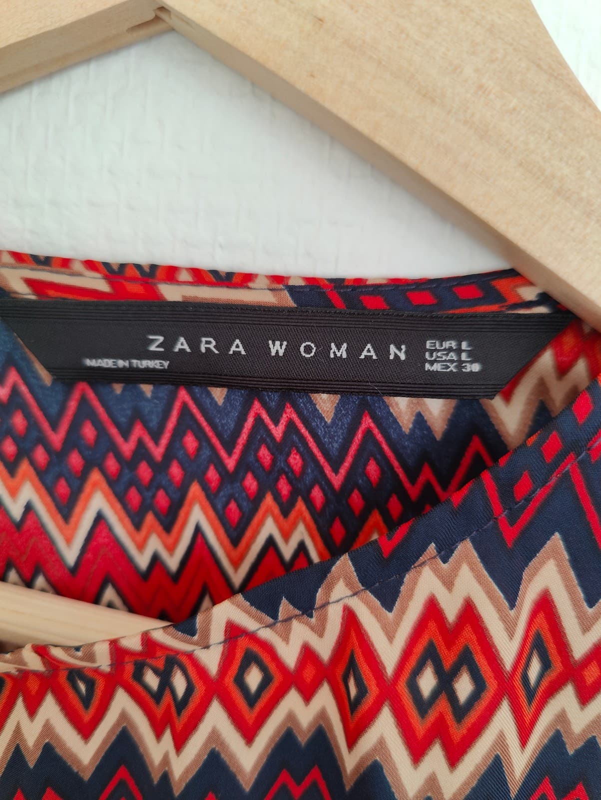 Robe courte imprimée graphique Zara – Taille L — photo 3