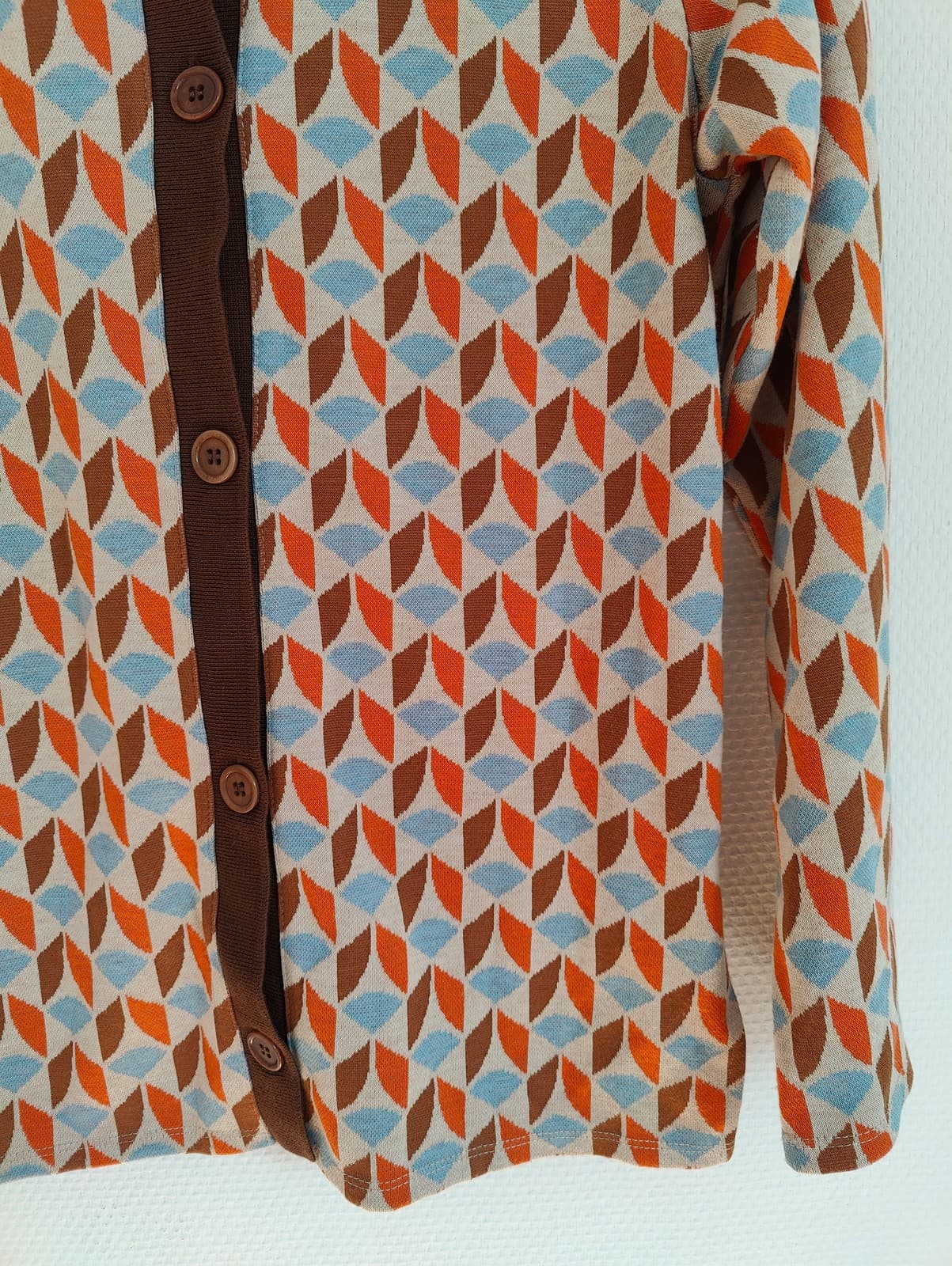 Gilet à motif géométrique rétro Pull&Bear – Taille S — photo 3