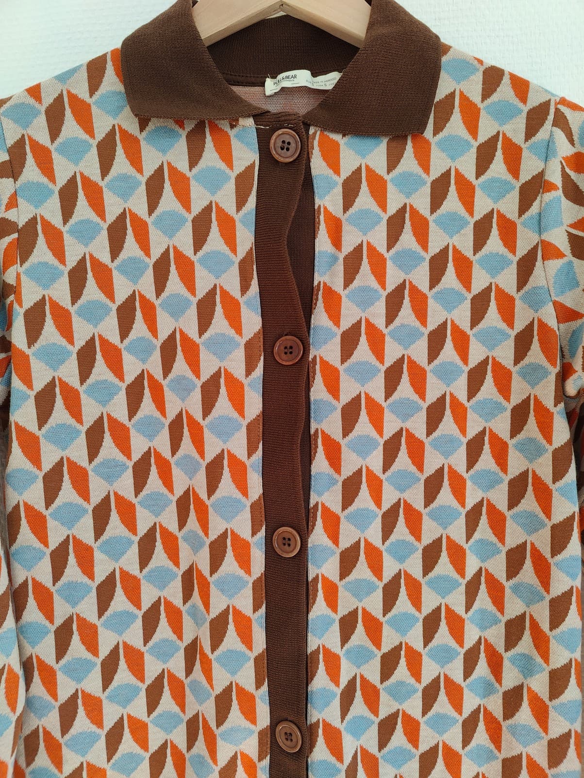 Gilet à motif géométrique rétro Pull&Bear – Taille S — photo 2
