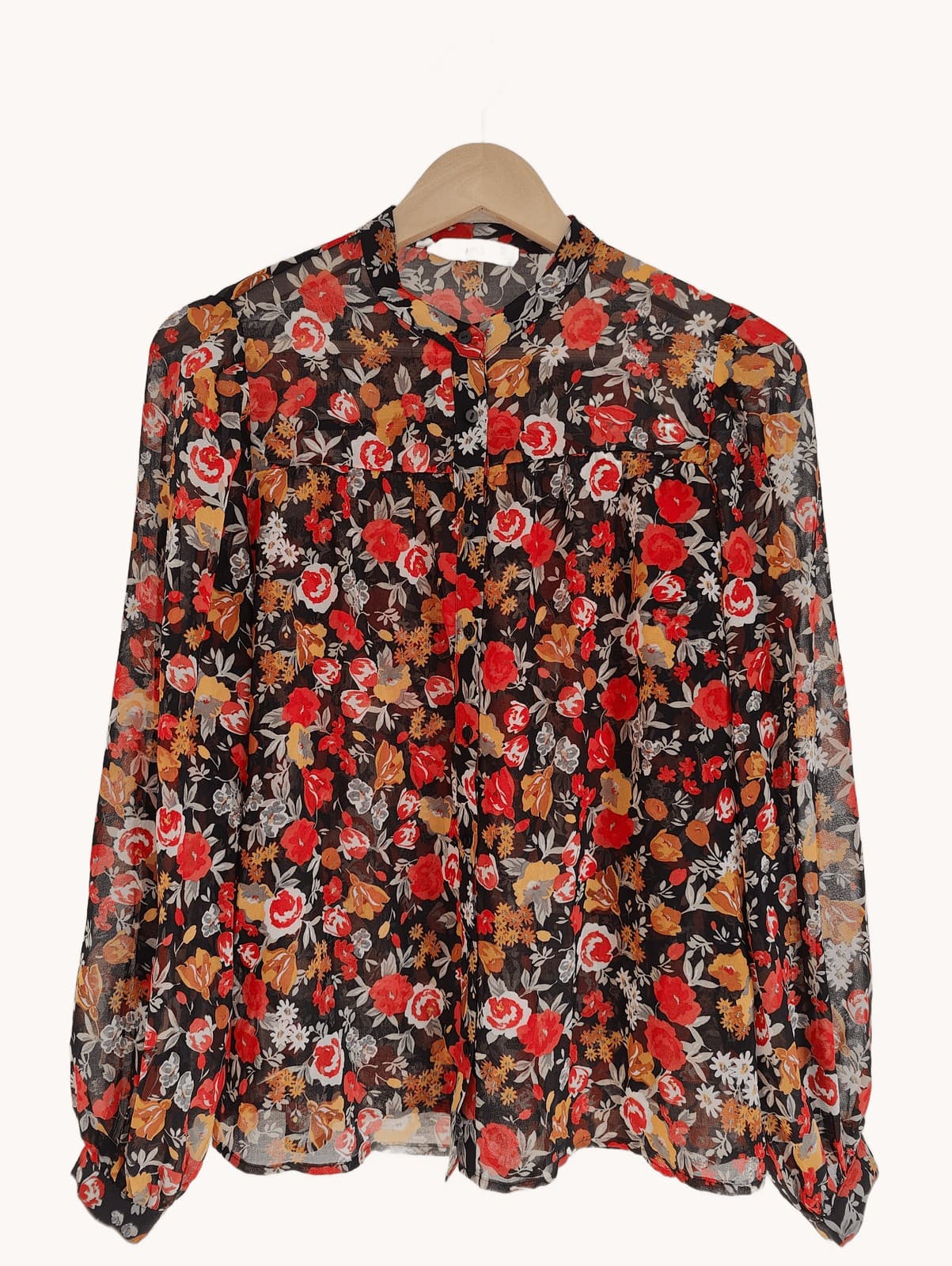Chemise Mango fluide à imprimé floral – Taille S — photo 1