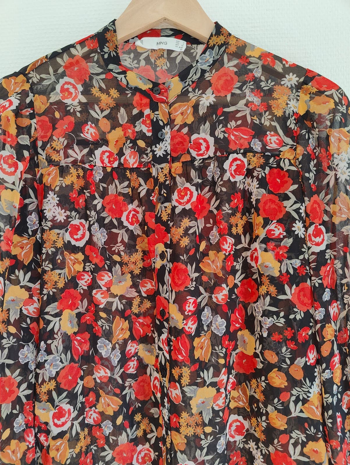 Chemise Mango fluide à imprimé floral – Taille S — photo 2