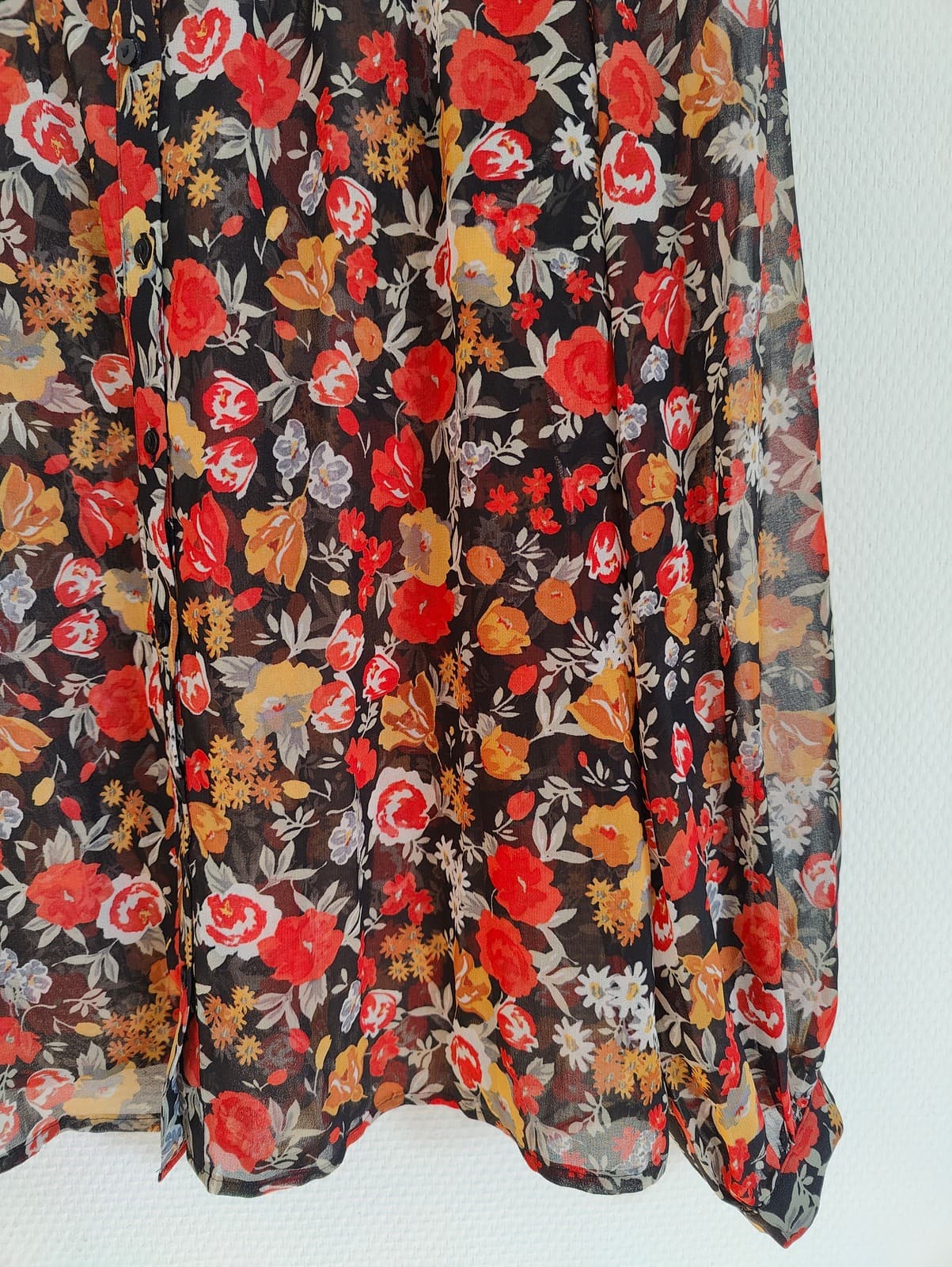 Chemise Mango fluide à imprimé floral – Taille S — photo 3