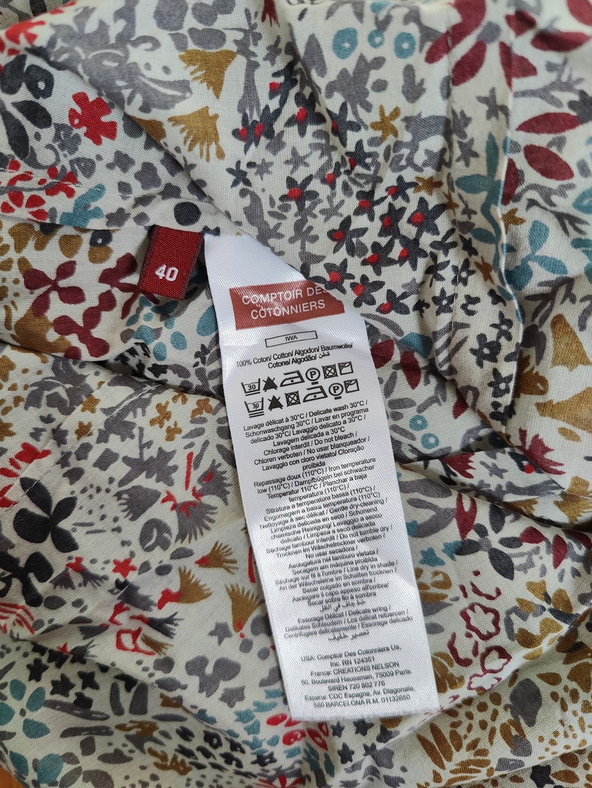 Chemise Comptoir des Cotonniers à imprimé floral – Taille 40 — photo 6